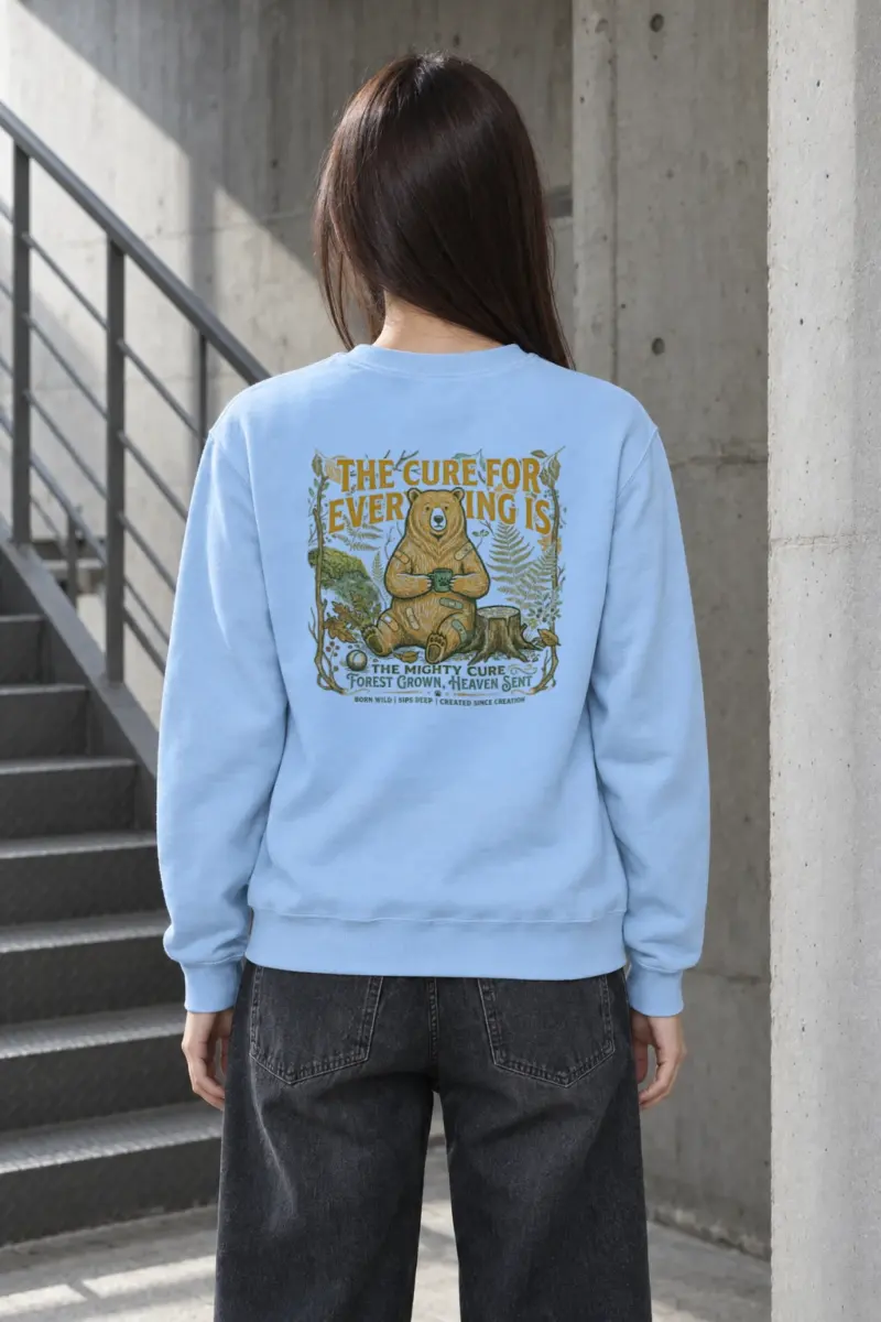 "Mighty Forest Cure" Heavy Blend Unisex Crewneck Sweatshirt
