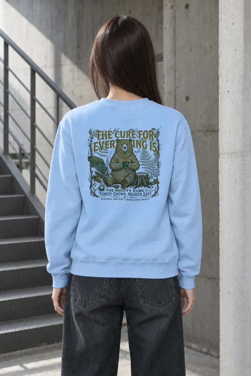 "Mighty Forest Cure" Heavy Blend Unisex Crewneck Sweatshirt