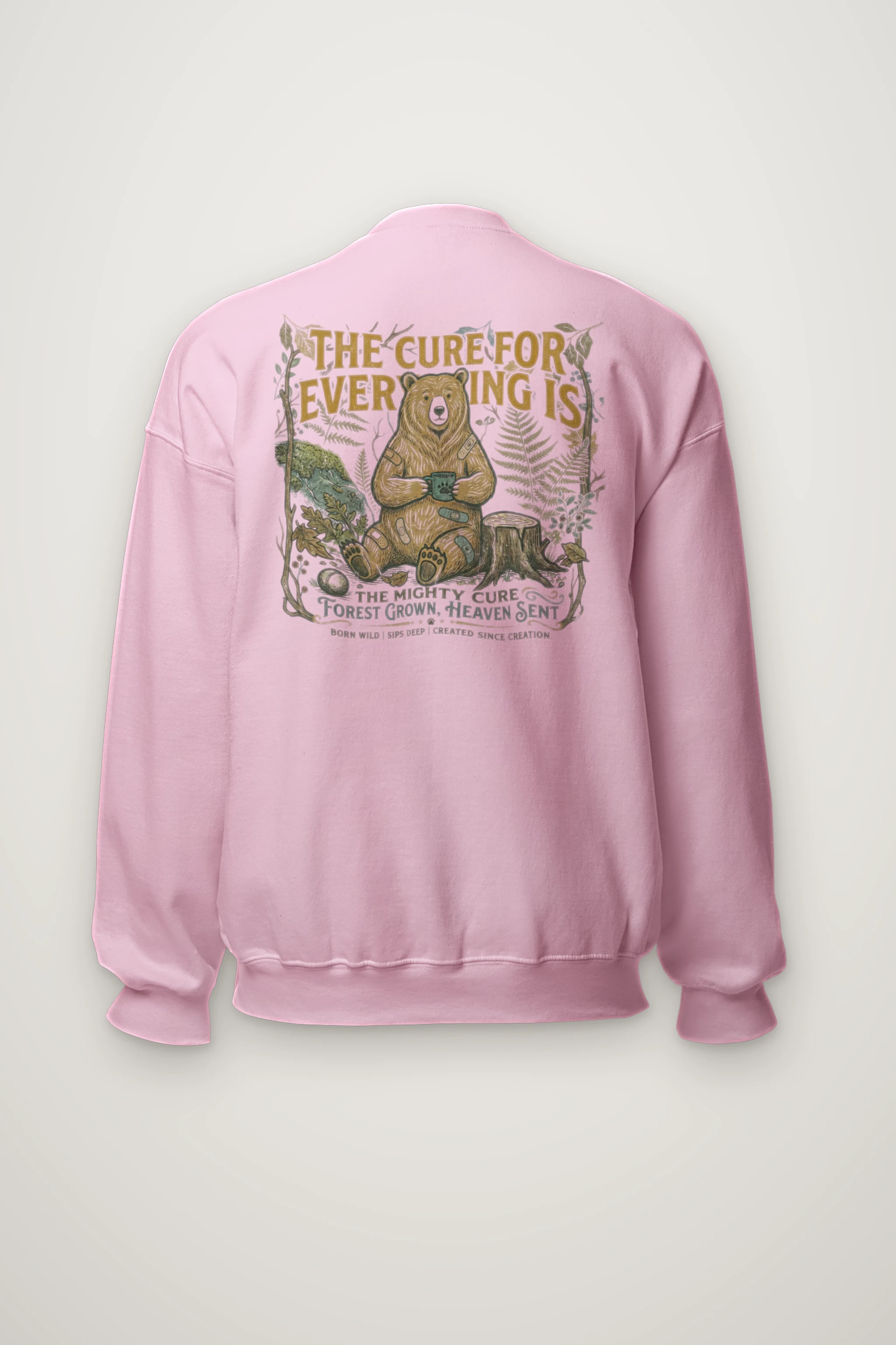 "Mighty Forest Cure" Heavy Blend Unisex Crewneck Sweatshirt