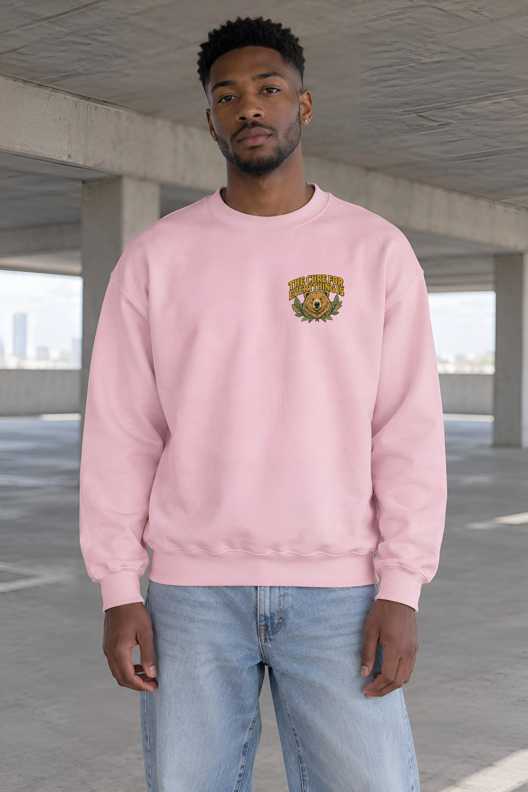 "Mighty Forest Cure" Heavy Blend Unisex Crewneck Sweatshirt
