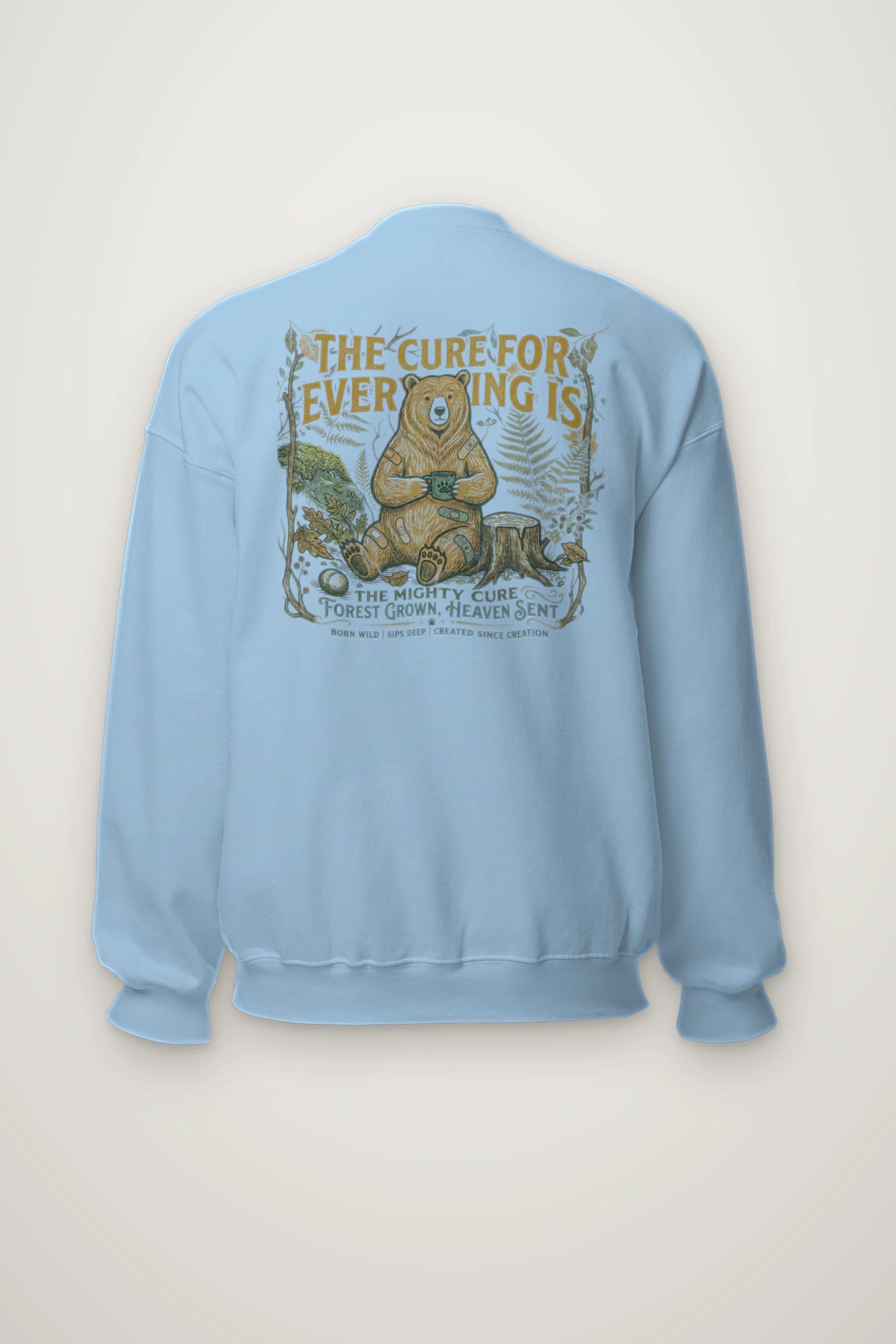 "Mighty Forest Cure" Heavy Blend Unisex Crewneck Sweatshirt