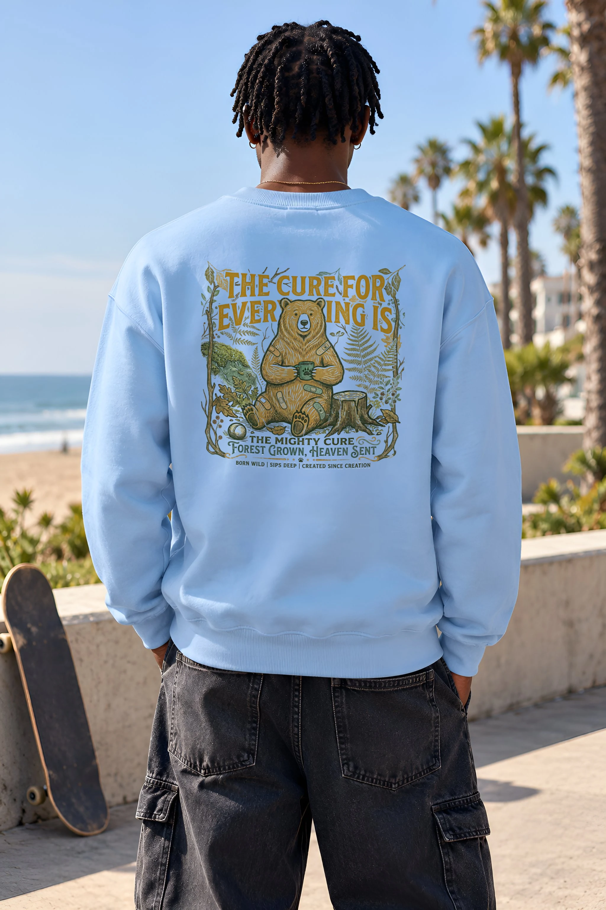 "Mighty Forest Cure" Heavy Blend Unisex Crewneck Sweatshirt
