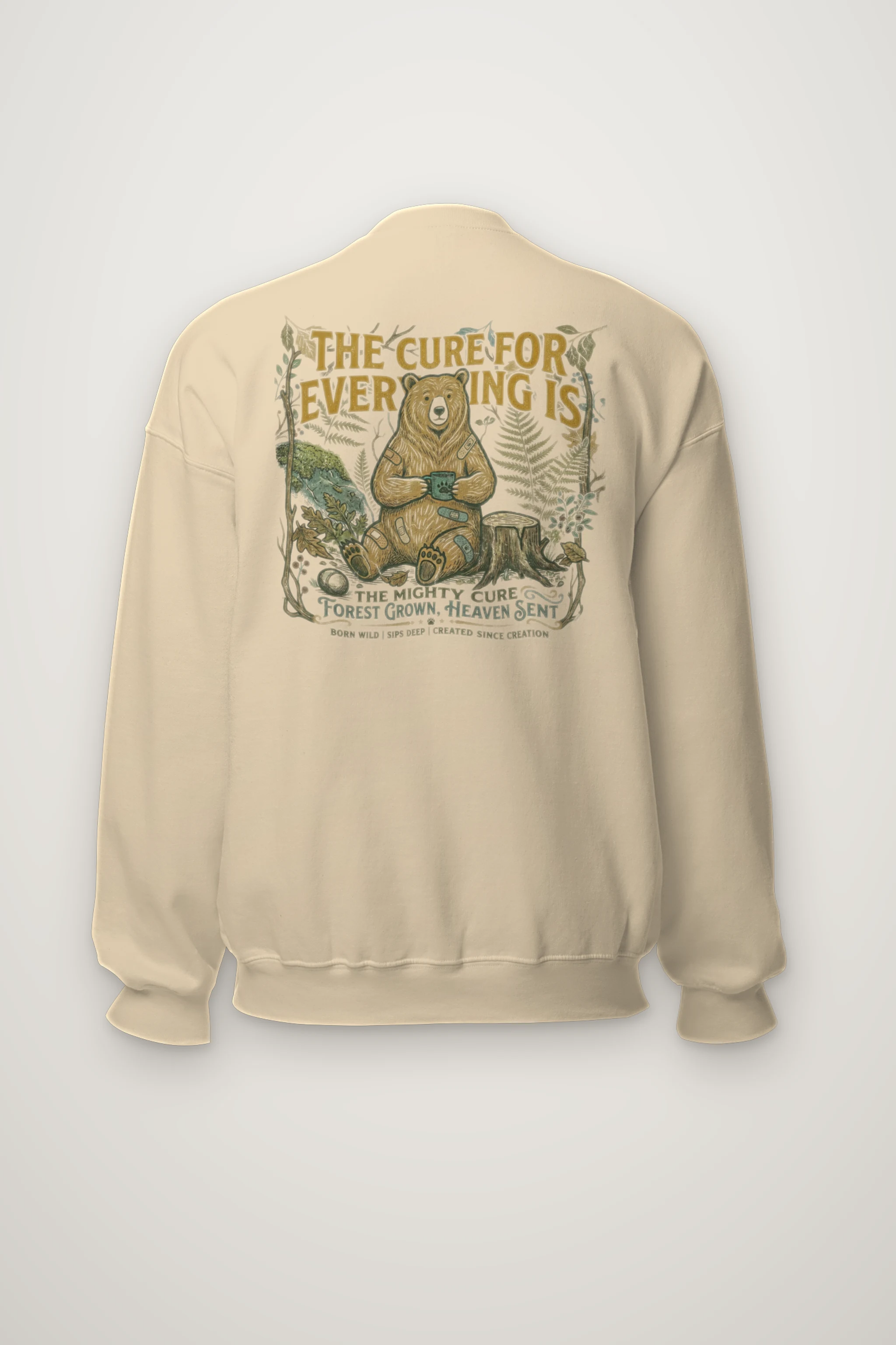 "Mighty Forest Cure" Heavy Blend Unisex Crewneck Sweatshirt