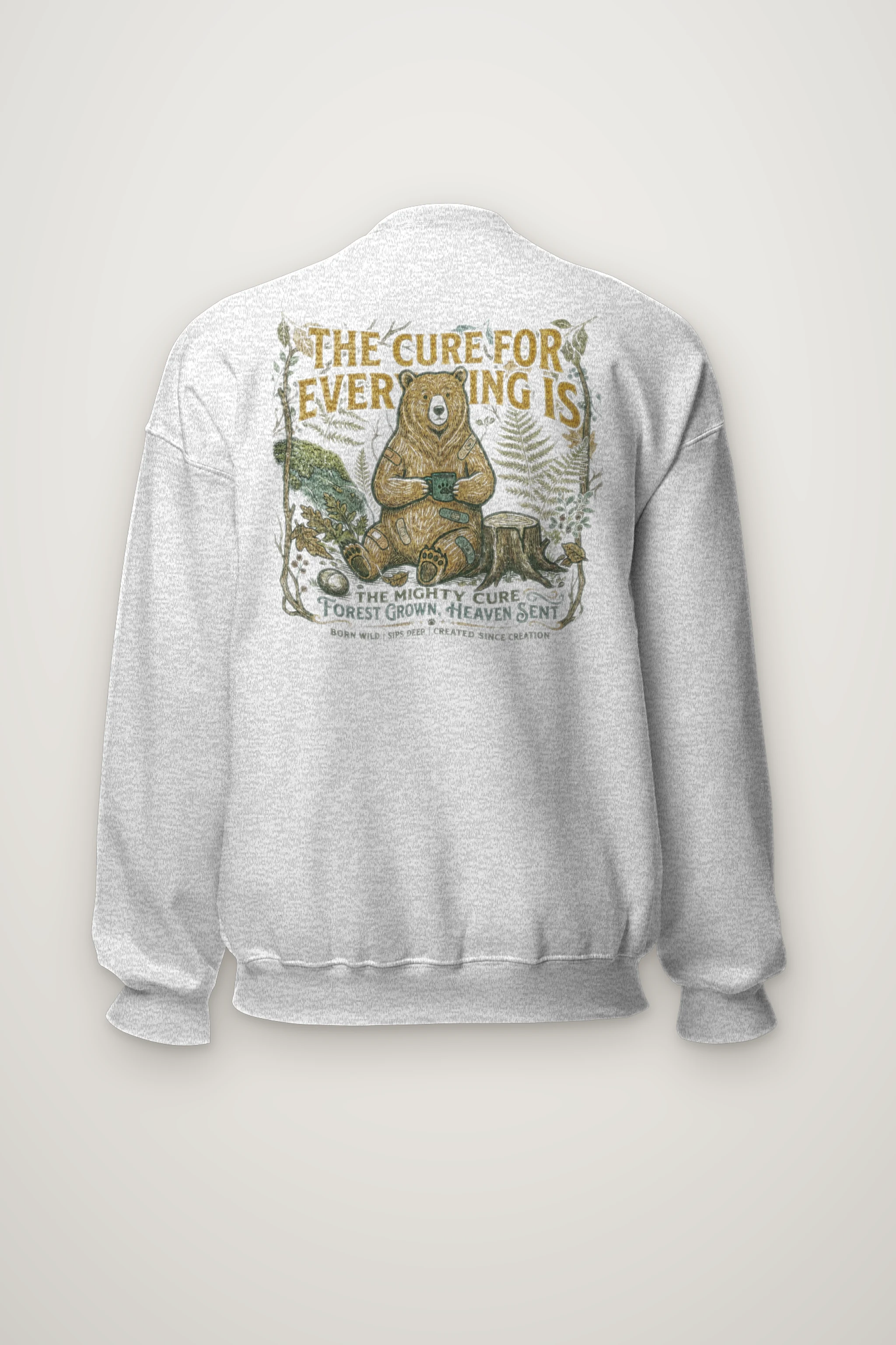 "Mighty Forest Cure" Heavy Blend Unisex Crewneck Sweatshirt