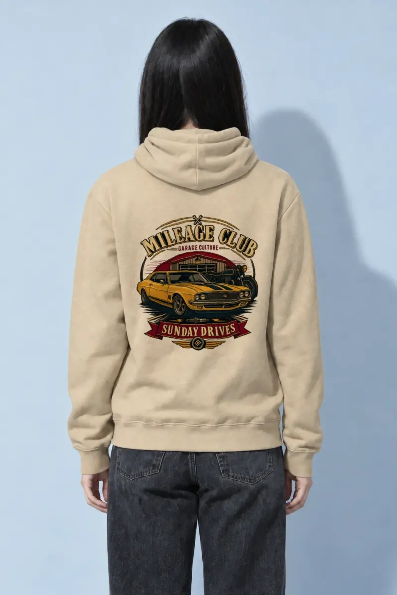 "Mileage Club" Heavy Blend Unisex Pullover Hoodie