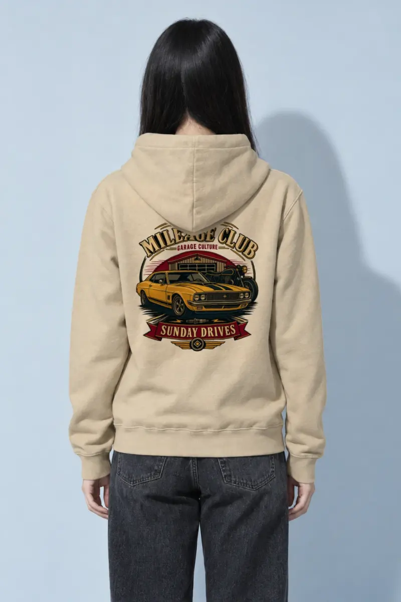 "Mileage Club" Heavy Blend Unisex Pullover Hoodie