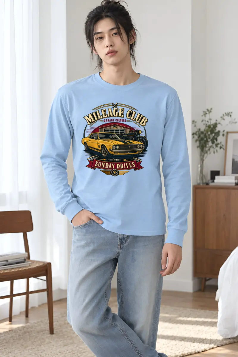 "Mileage Club" Unisex Longsleeve T-shirt