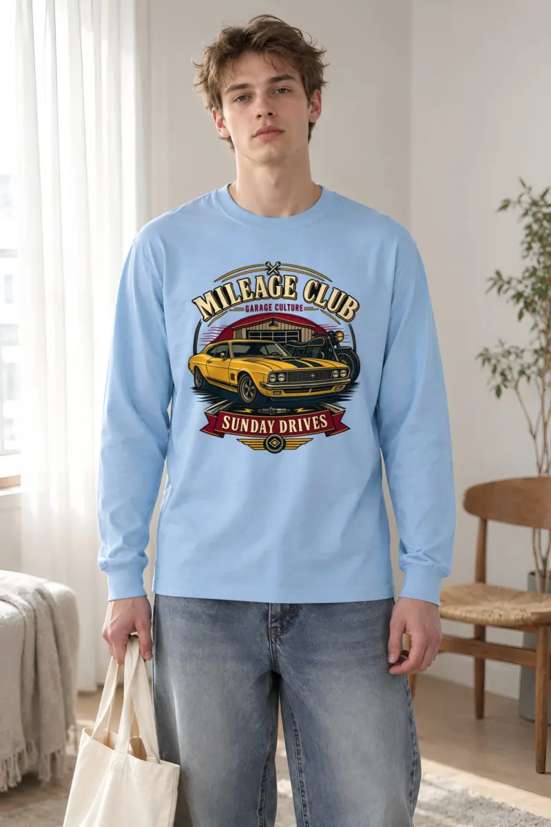 "Mileage Club" Unisex Longsleeve T-shirt