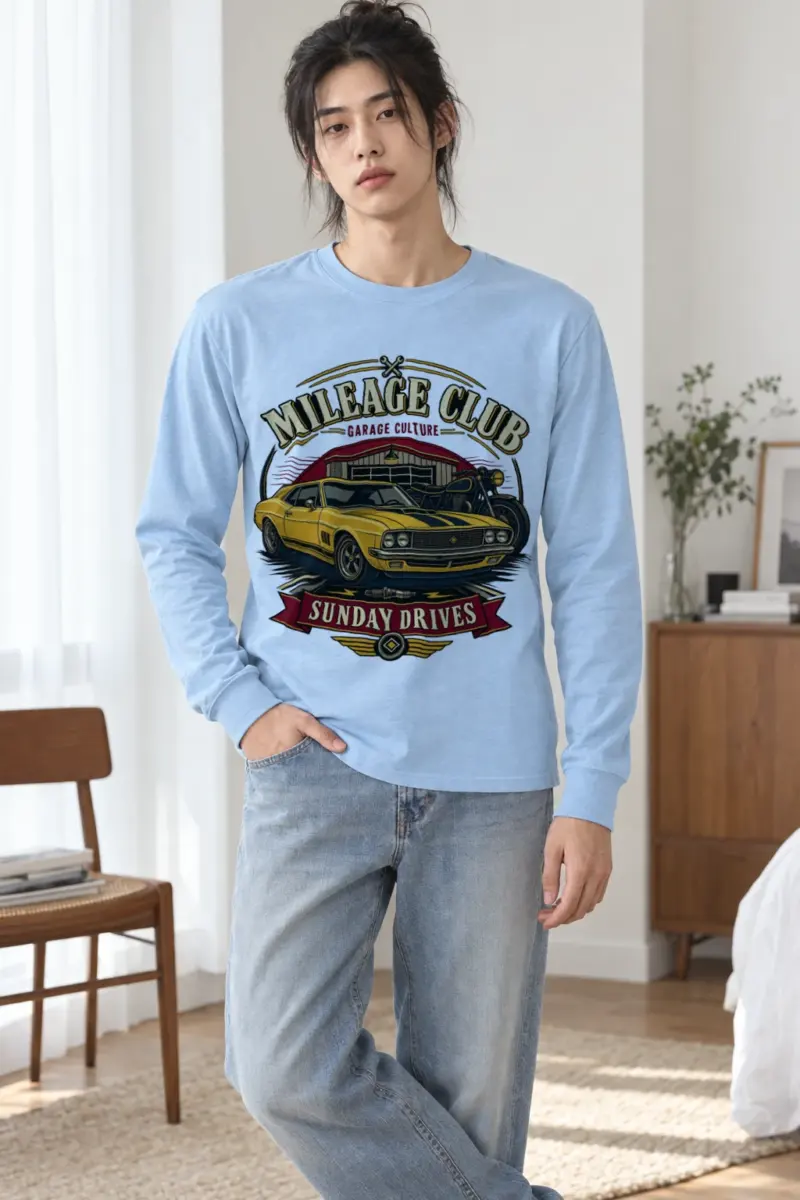 "Mileage Club" Unisex Longsleeve T-shirt