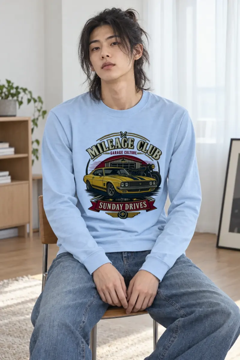 "Mileage Club" Unisex Longsleeve T-shirt