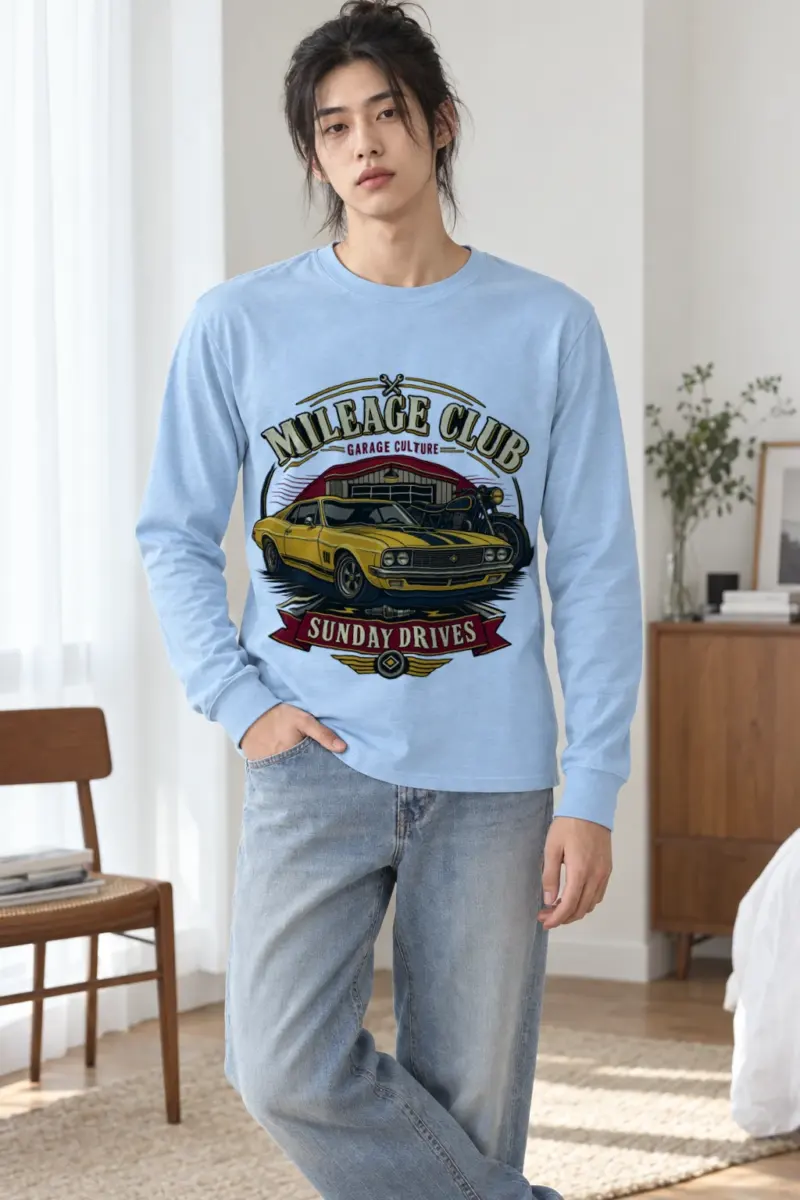 "Mileage Club" Unisex Longsleeve T-shirt