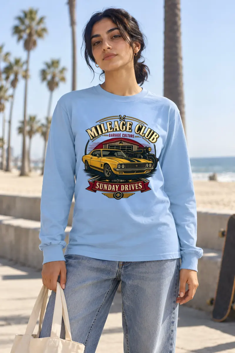 "Mileage Club" Unisex Longsleeve T-shirt