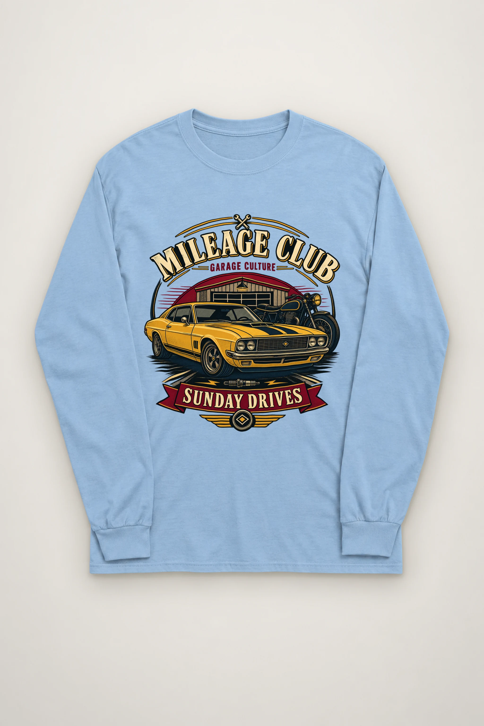 "Mileage Club" Unisex Longsleeve T-shirt
