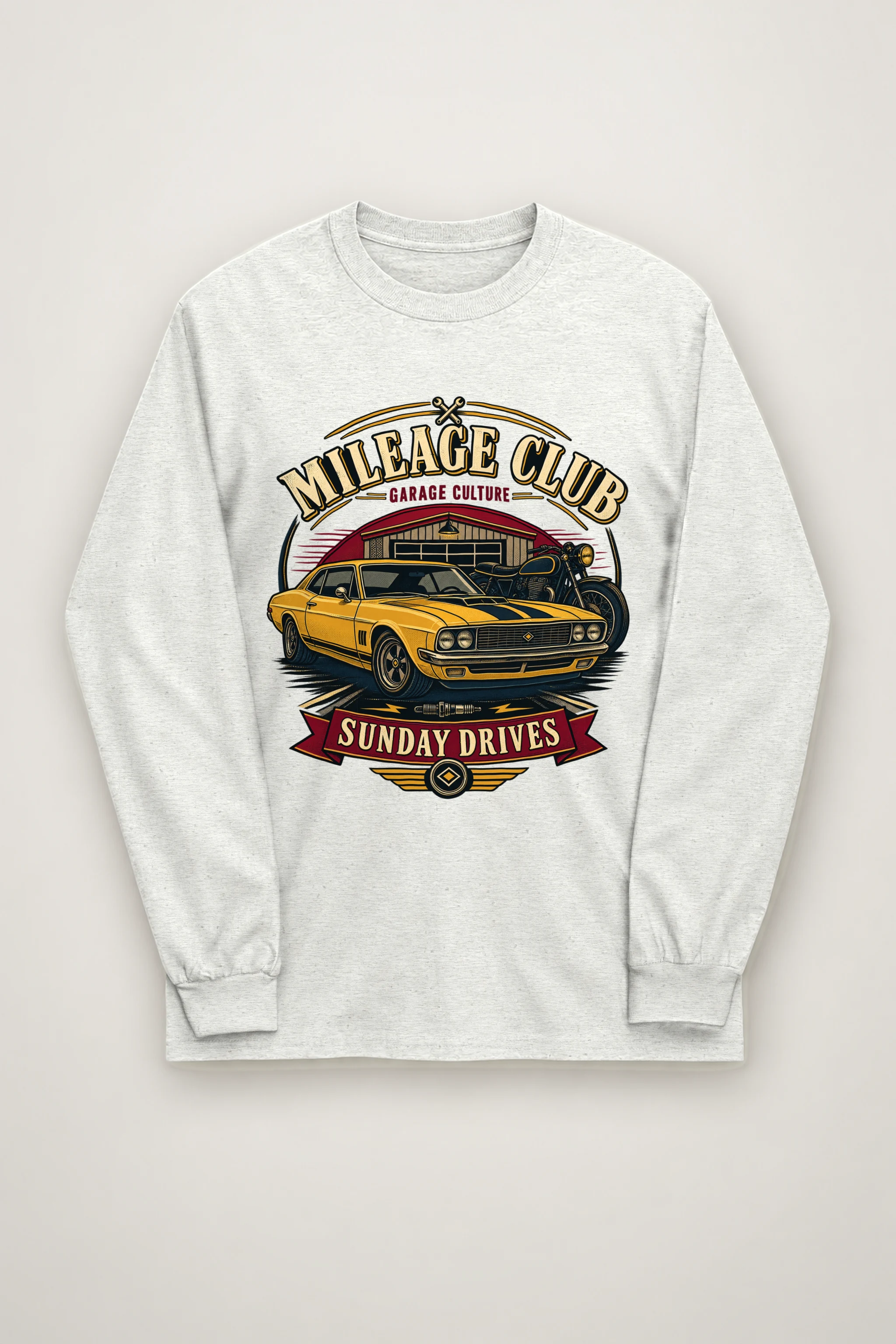 "Mileage Club" Unisex Longsleeve T-shirt