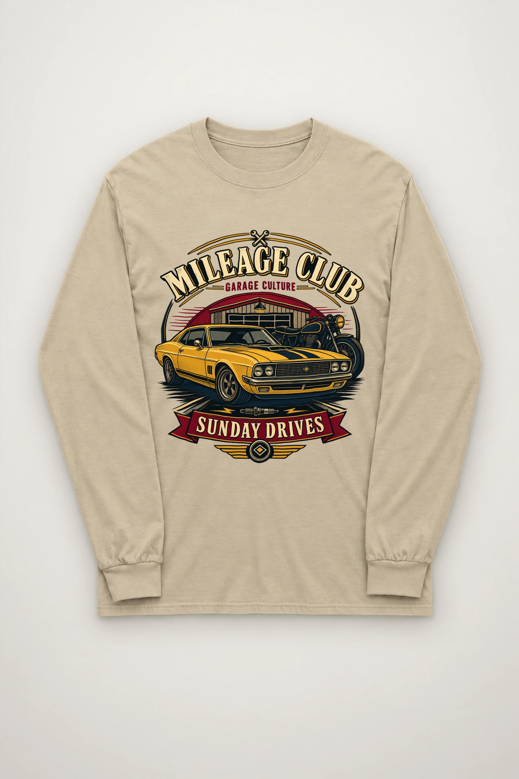 "Mileage Club" Unisex Longsleeve T-shirt