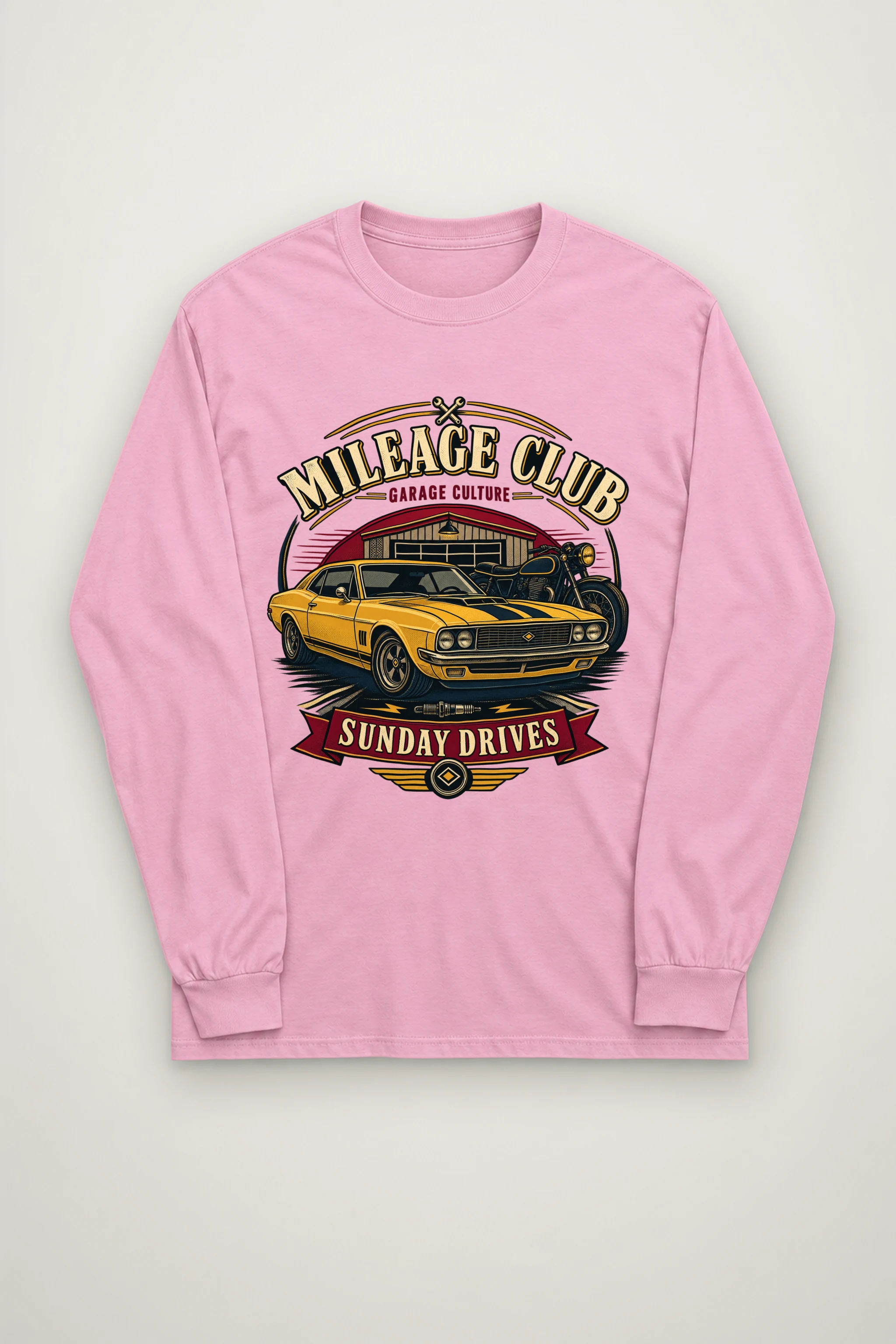 "Mileage Club" Unisex Longsleeve T-shirt