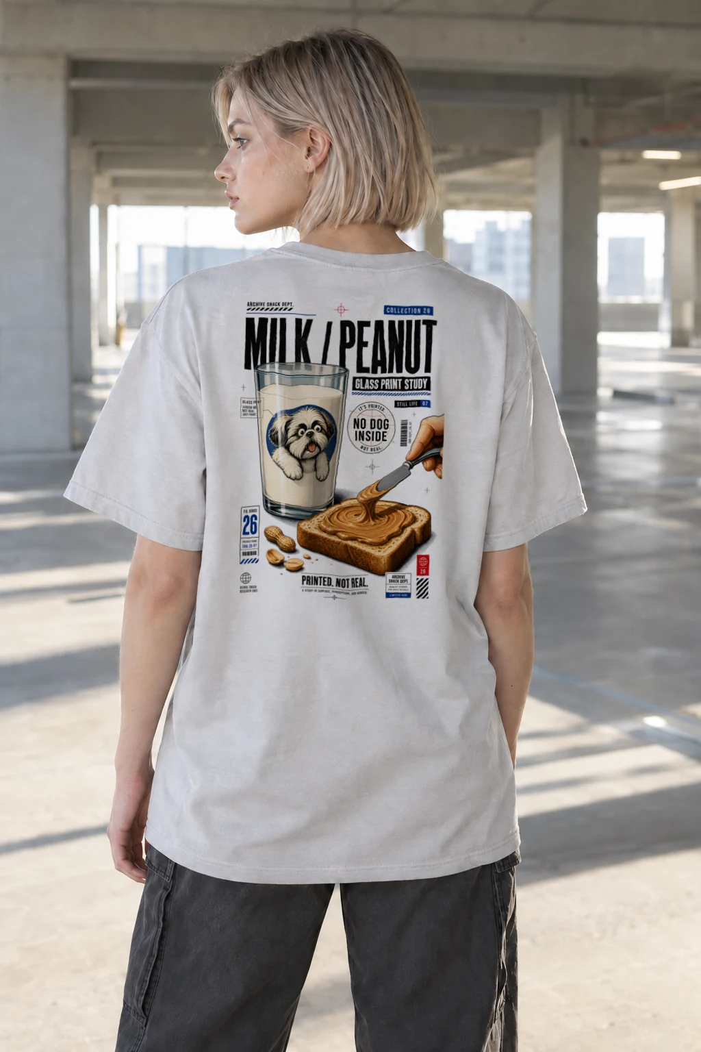 "Milk Glass Study" Heavyweight Unisex Crewneck T-shirt | Gildan 5000
