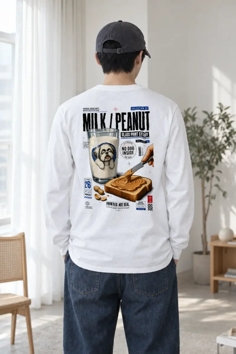 "Milk Glass Study" Unisex Longsleeve T-shirt | Gildan 2400