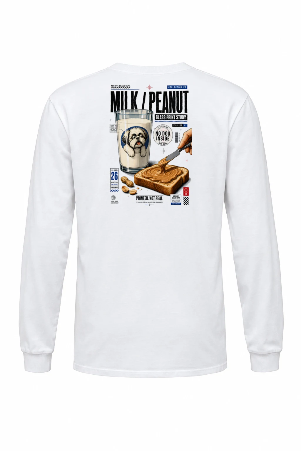 "Milk Glass Study" Unisex Longsleeve T-shirt | Gildan 2400