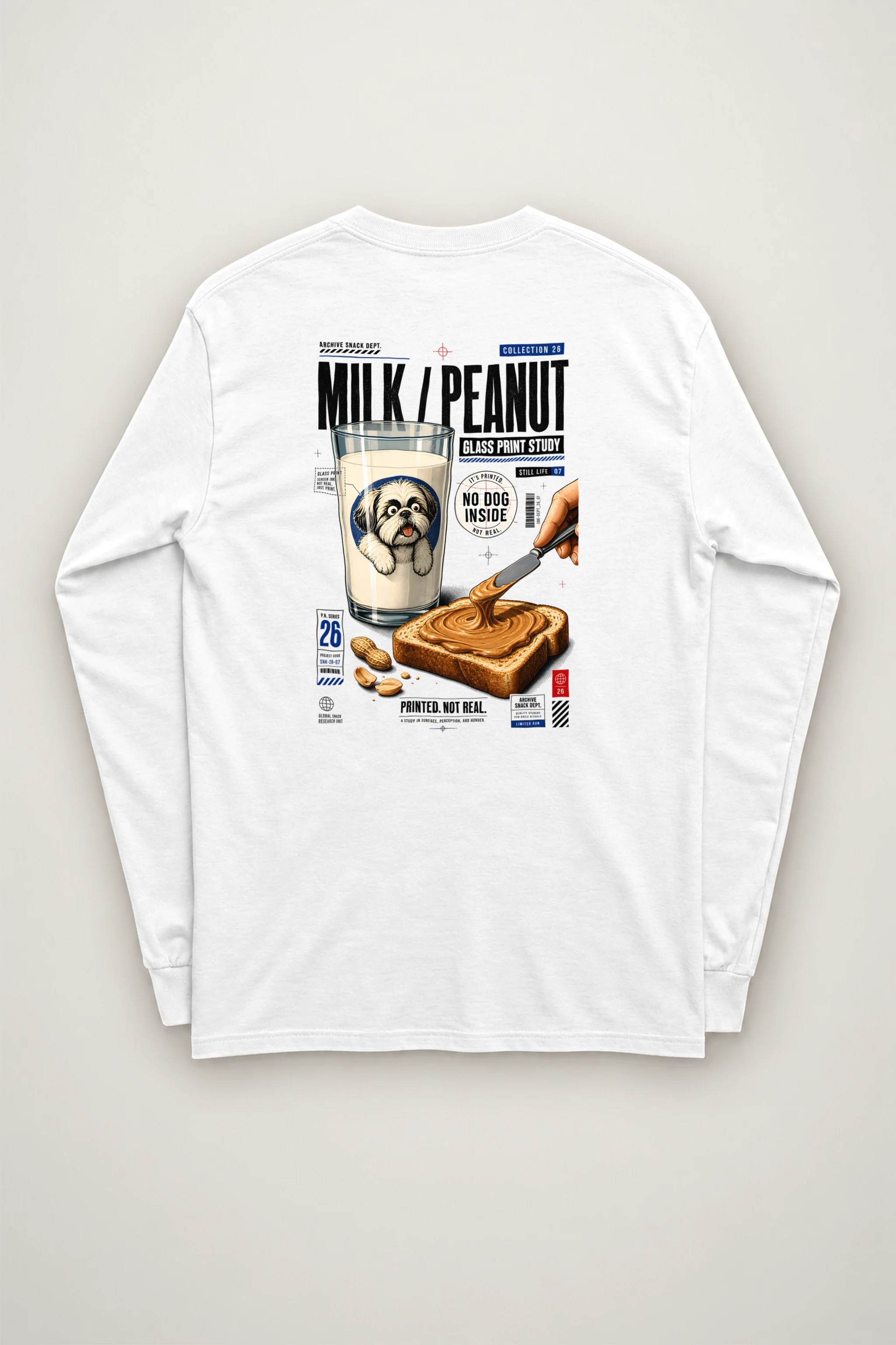 "Milk Glass Study" Unisex Longsleeve T-shirt