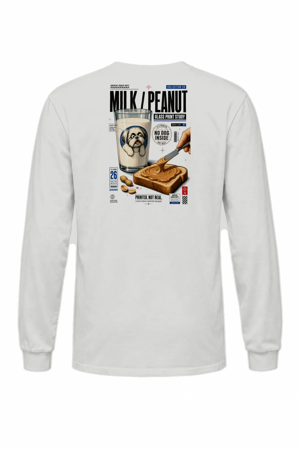 "Milk Glass Study" Unisex Longsleeve T-shirt | Gildan 2400