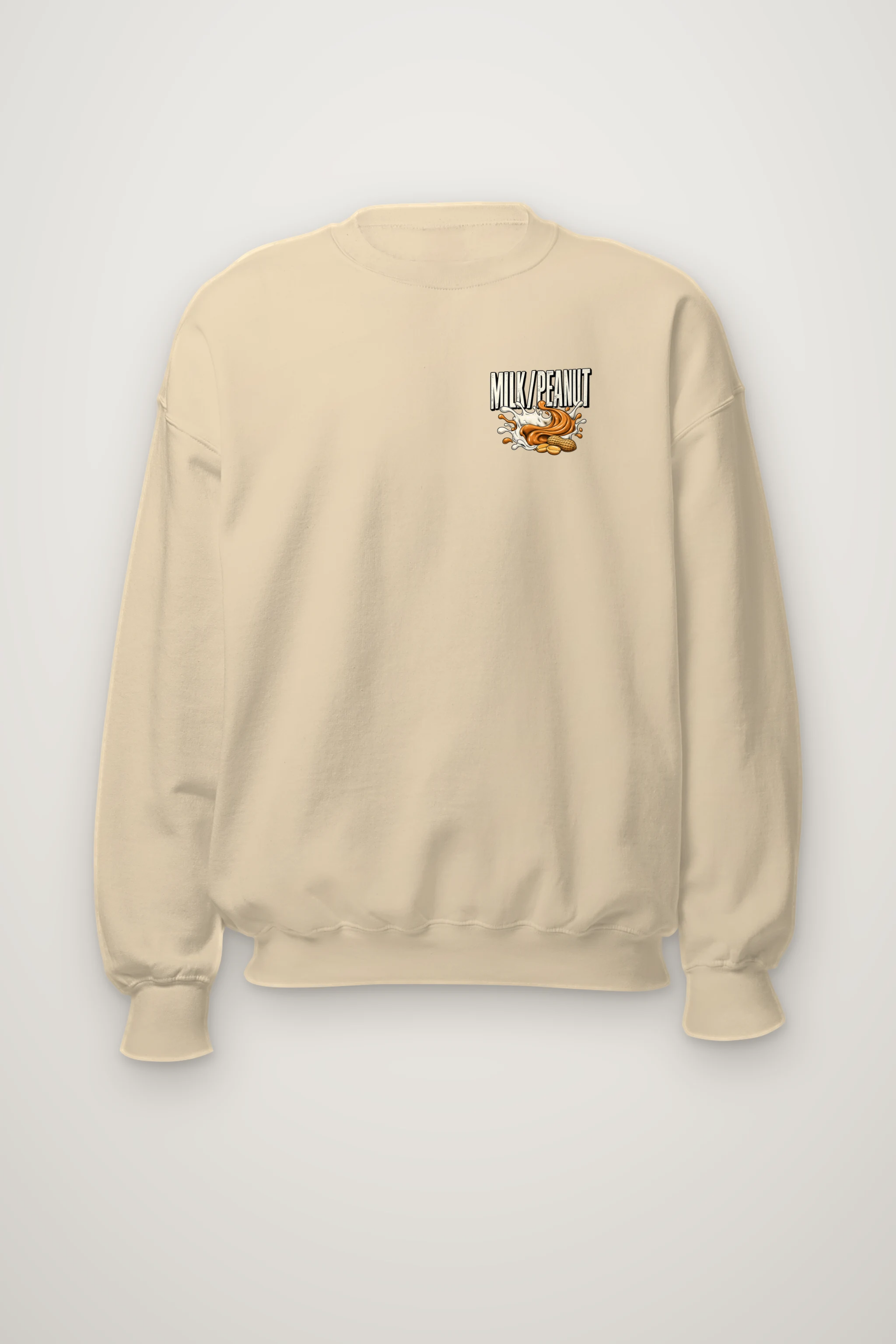 "Milk Peanut Study" Heavy Blend Unisex Crewneck Sweatshirt