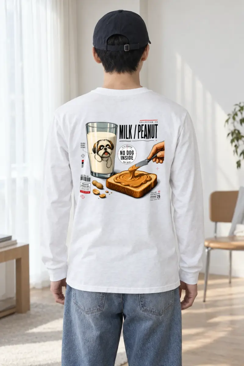 "Milk Peanut Study" Unisex Longsleeve T-shirt