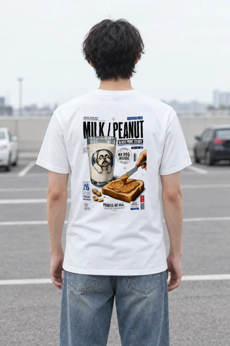 "Milk Toast Study" Heavyweight Unisex Crewneck T-shirt