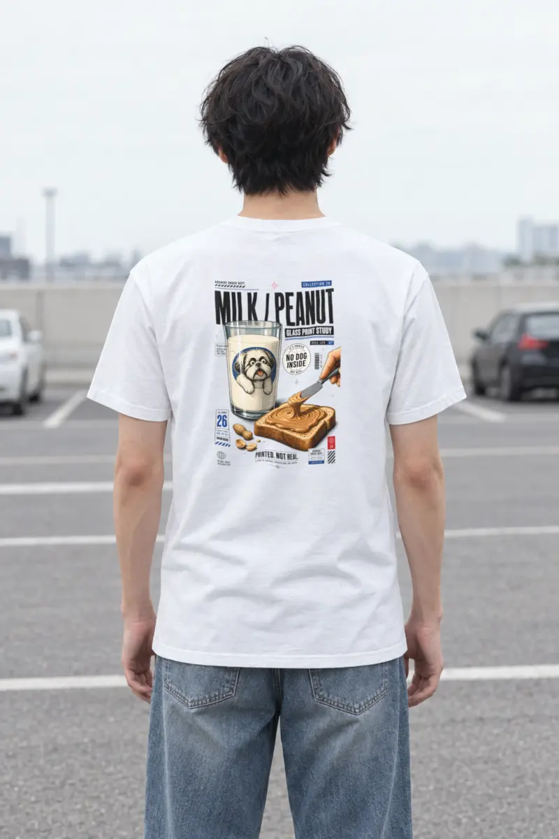 "Milk Toast Study" Heavyweight Unisex Crewneck T-shirt