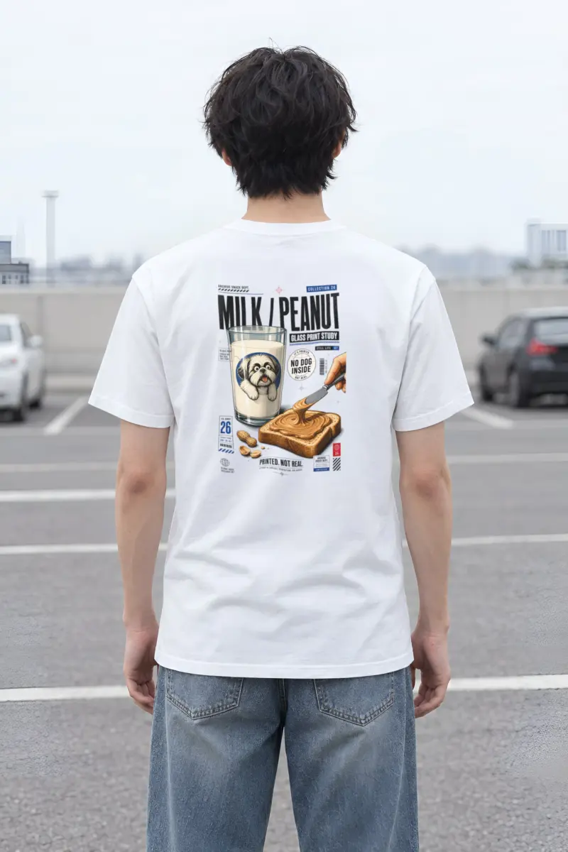 "Milk Toast Study" Heavyweight Unisex Crewneck T-shirt
