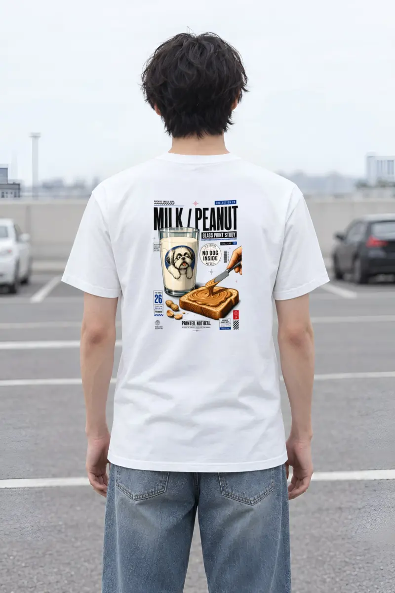 "Milk Toast Study" Heavyweight Unisex Crewneck T-shirt