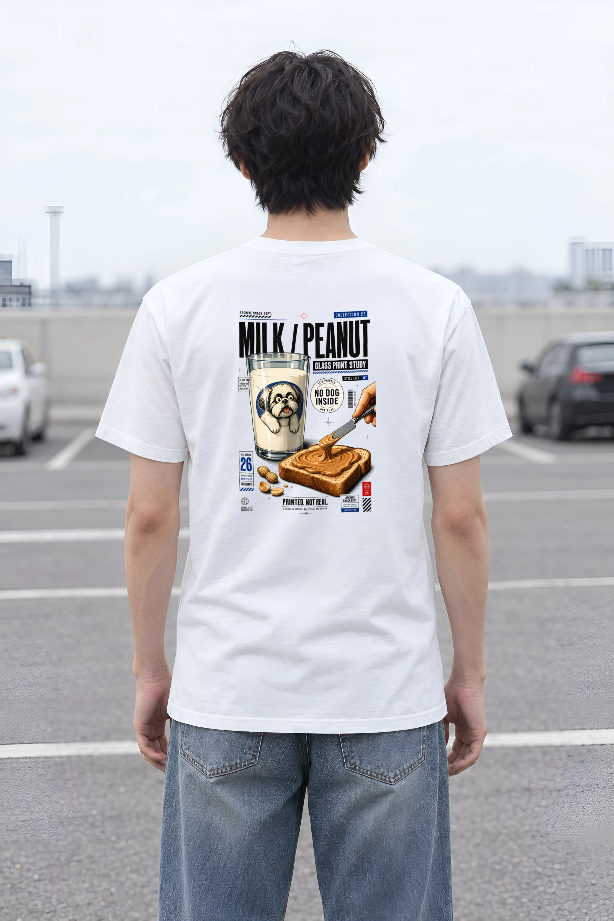 "Milk Toast Study" Heavyweight Unisex Crewneck T-shirt