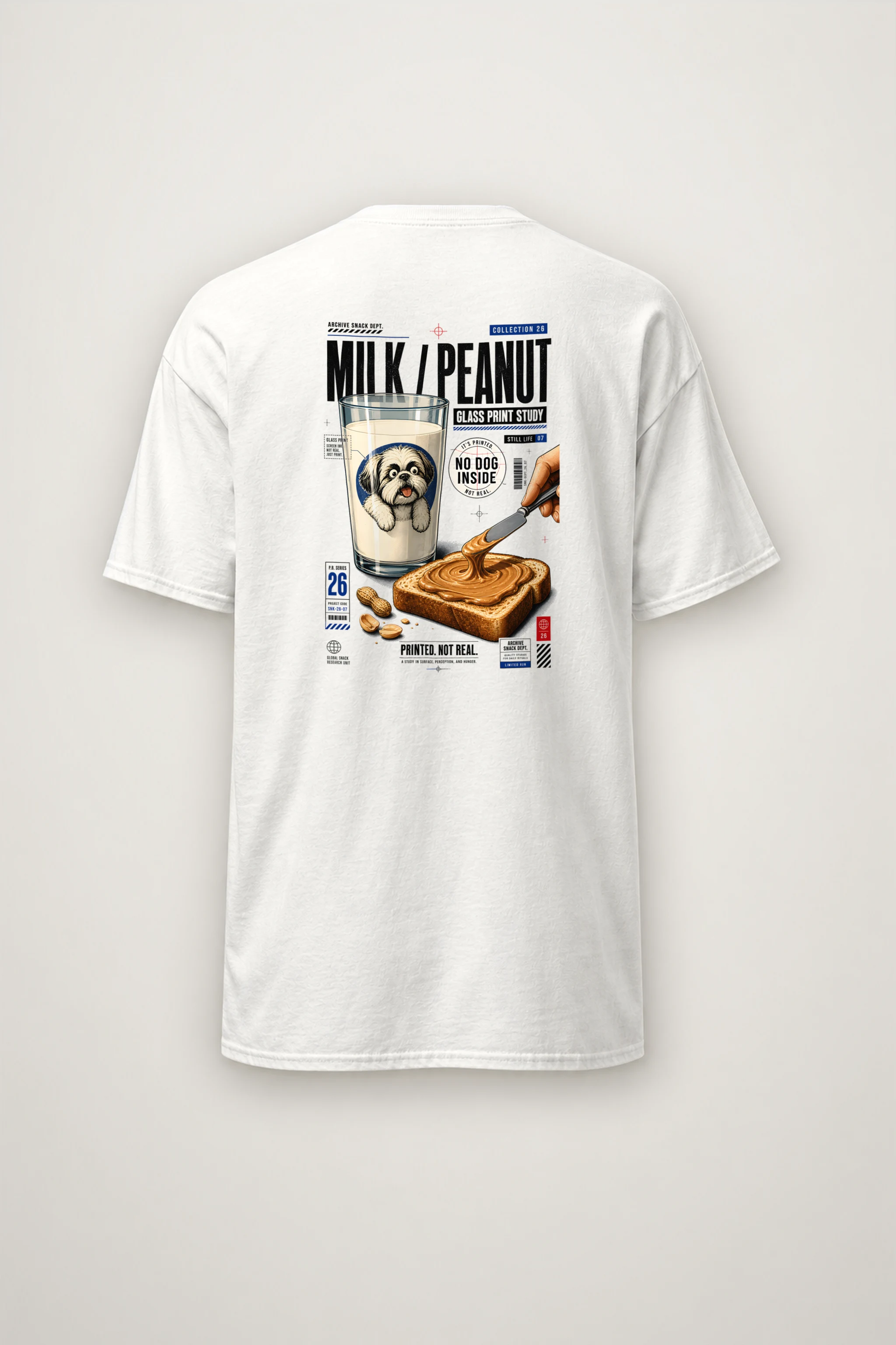 "Milk Toast Study" Heavyweight Unisex Crewneck T-shirt