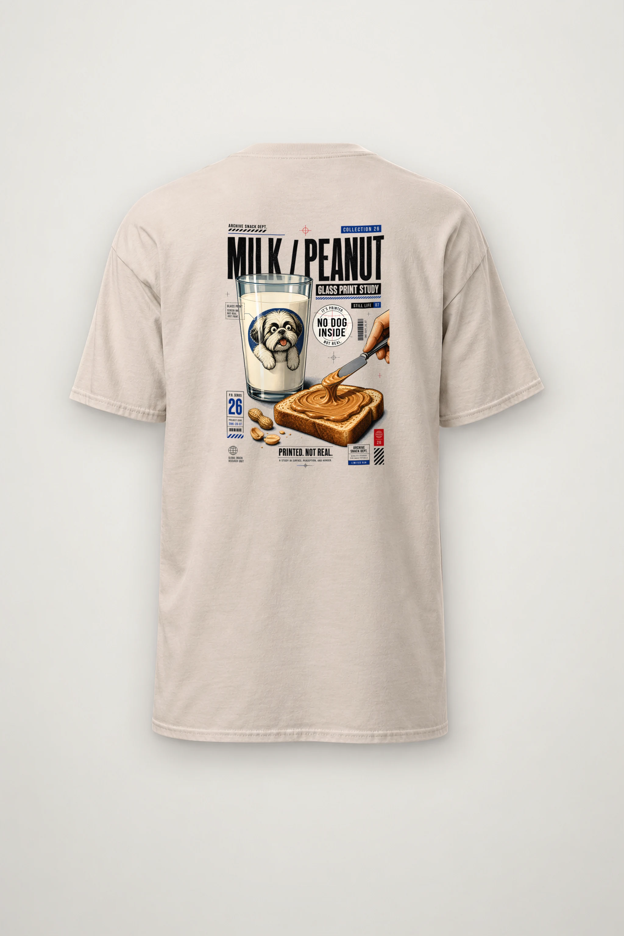 "Milk Toast Study" Heavyweight Unisex Crewneck T-shirt