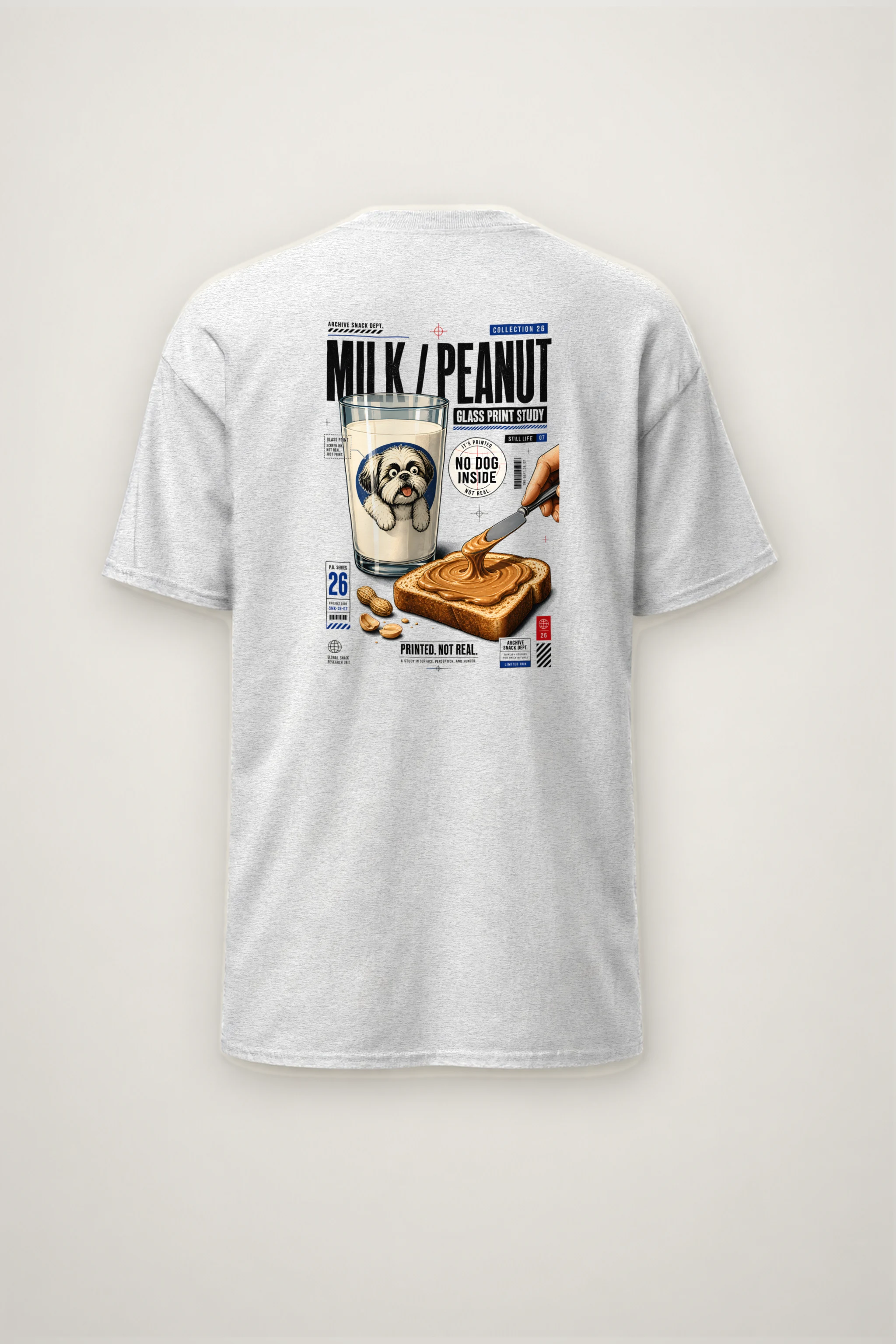 "Milk Toast Study" Heavyweight Unisex Crewneck T-shirt