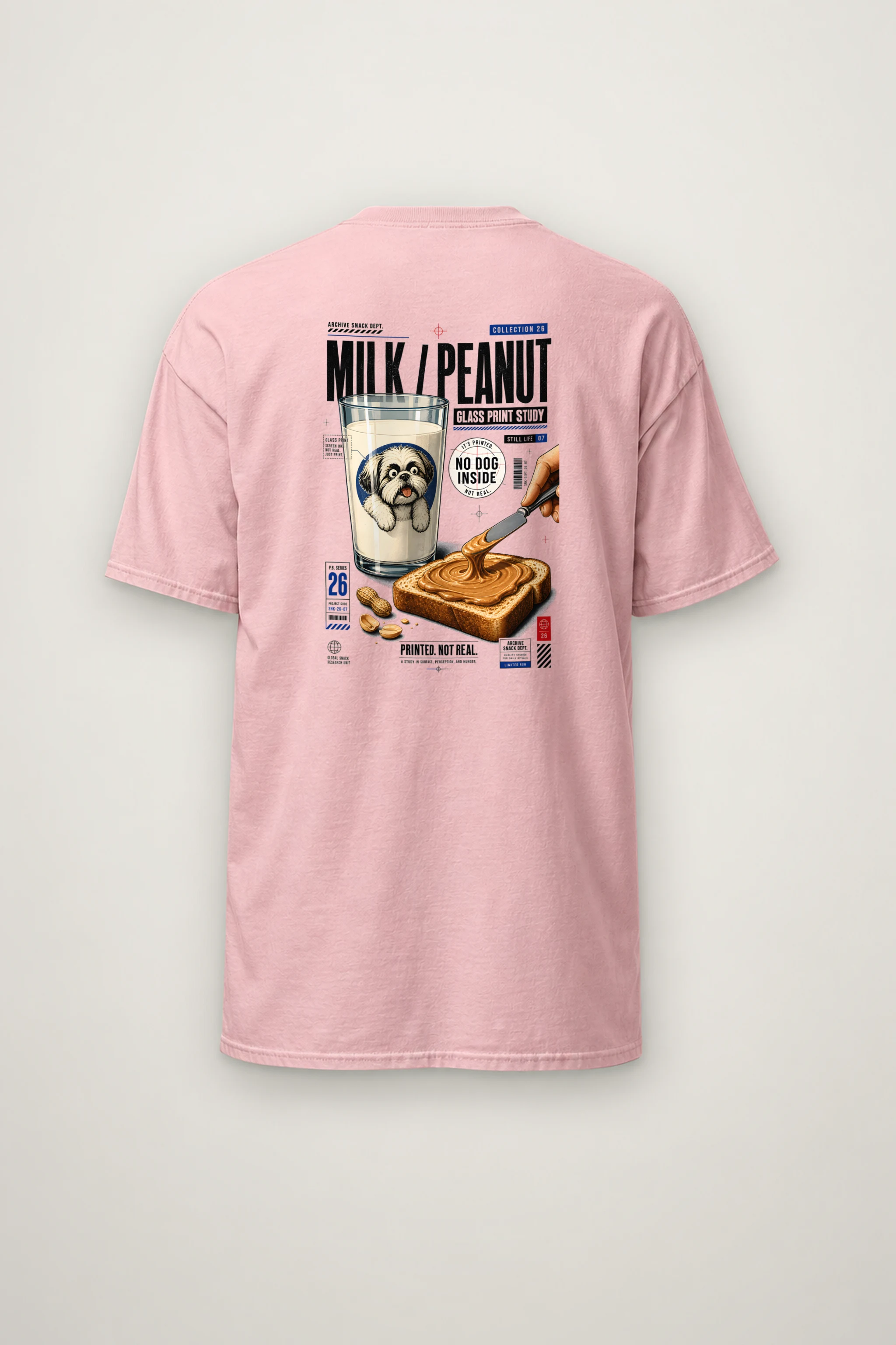 "Milk Toast Study" Heavyweight Unisex Crewneck T-shirt