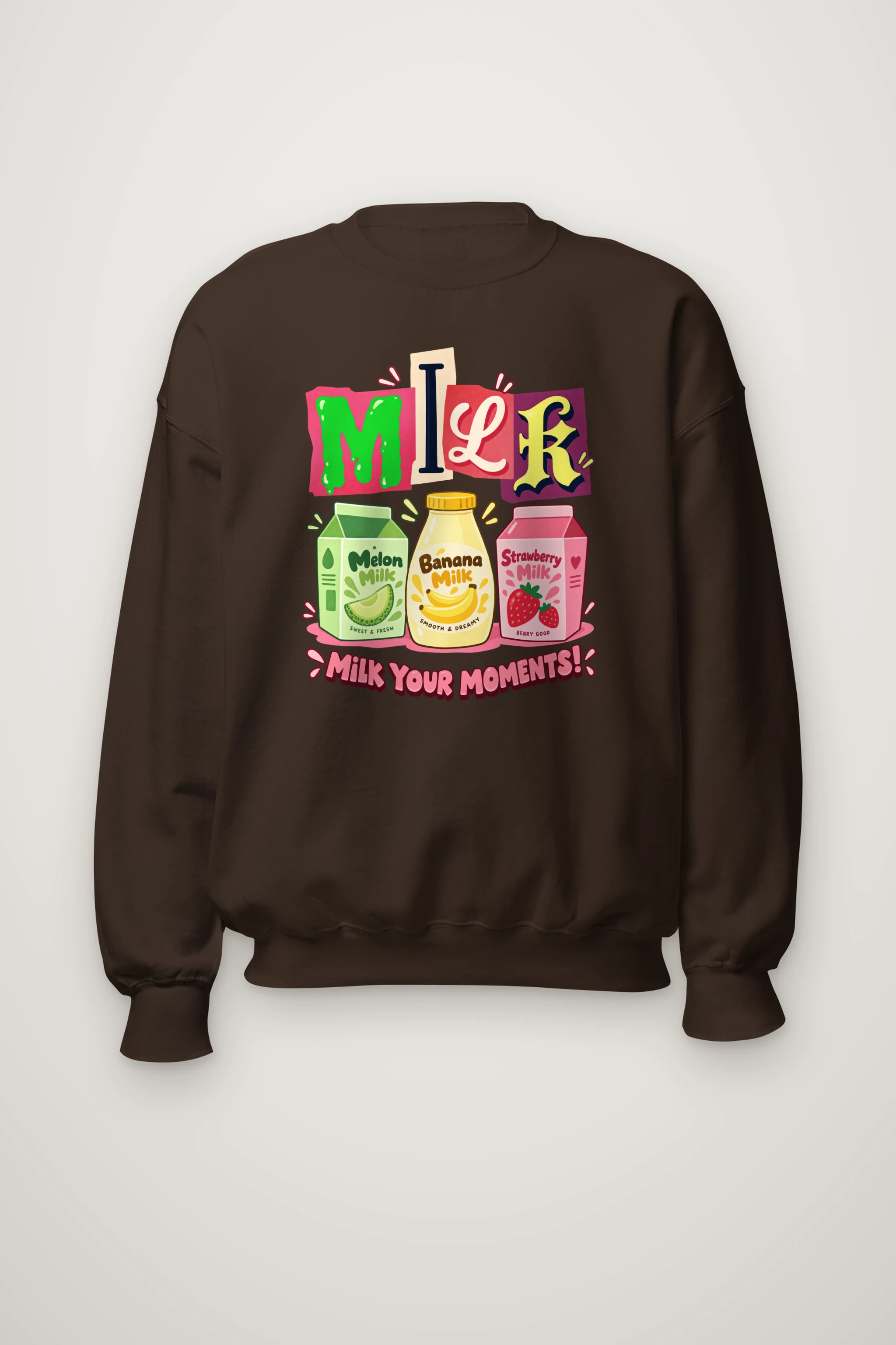"Milk Your Moments" Heavy Blend Unisex Crewneck Sweatshirt