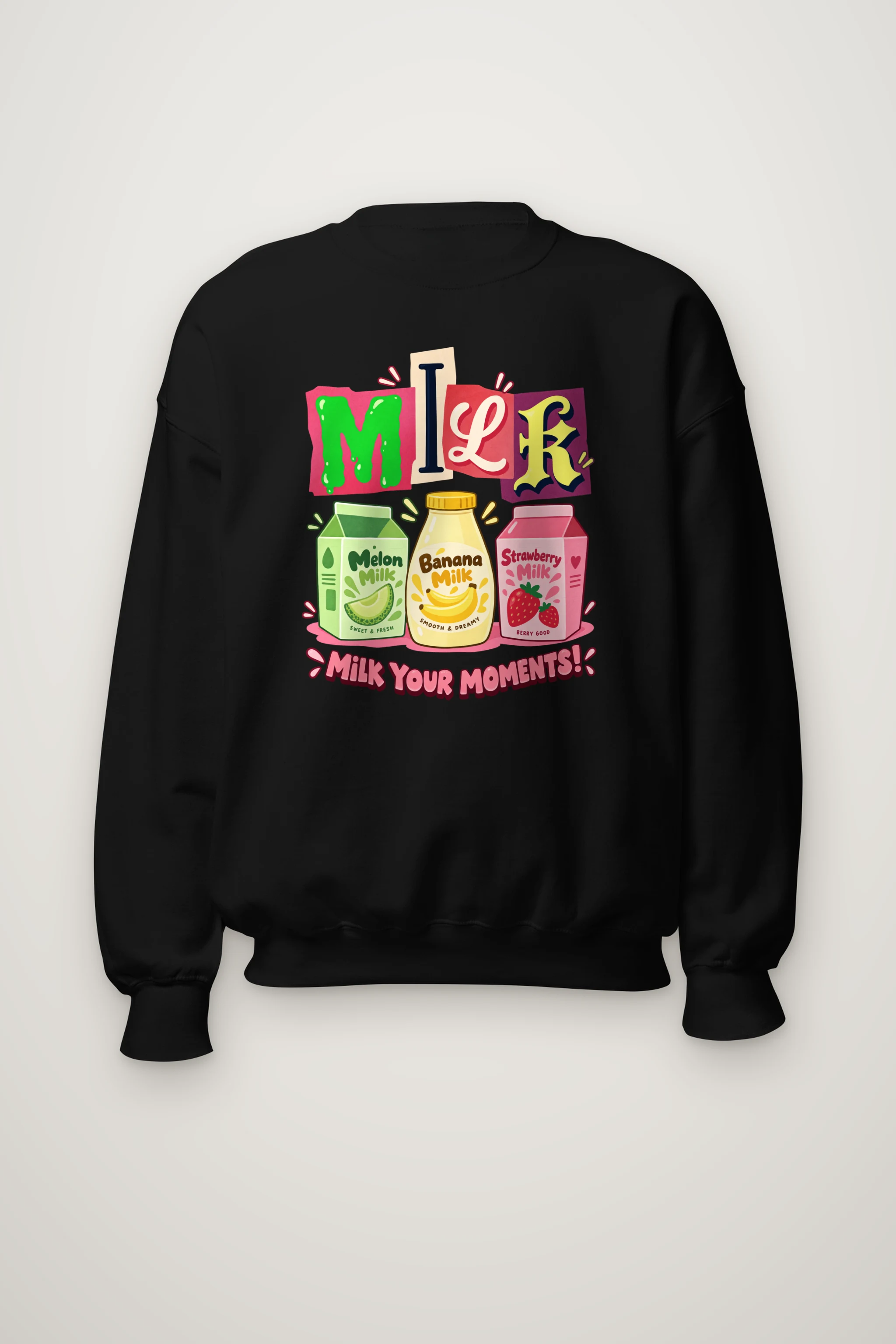 "Milk Your Moments" Heavy Blend Unisex Crewneck Sweatshirt