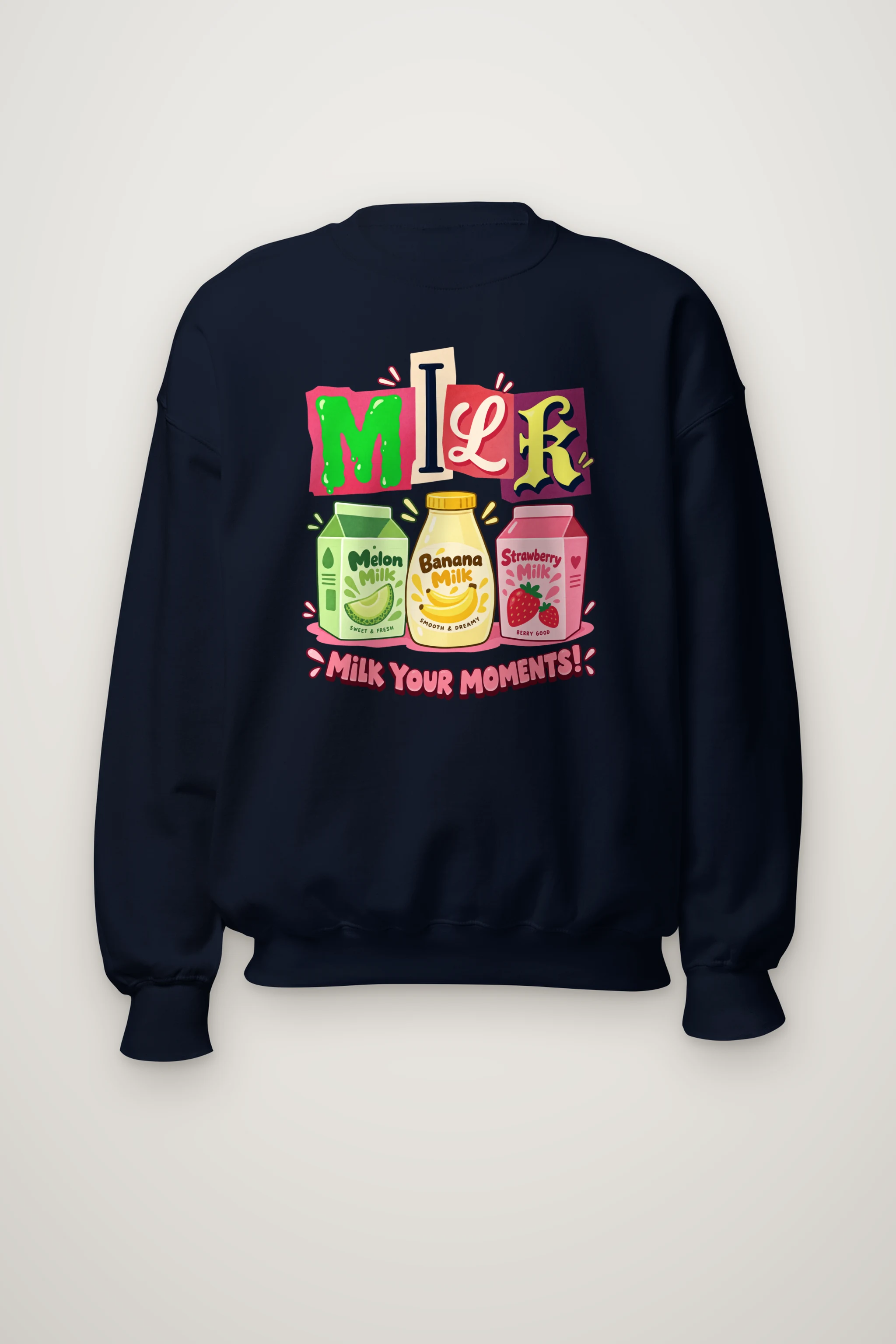 "Milk Your Moments" Heavy Blend Unisex Crewneck Sweatshirt