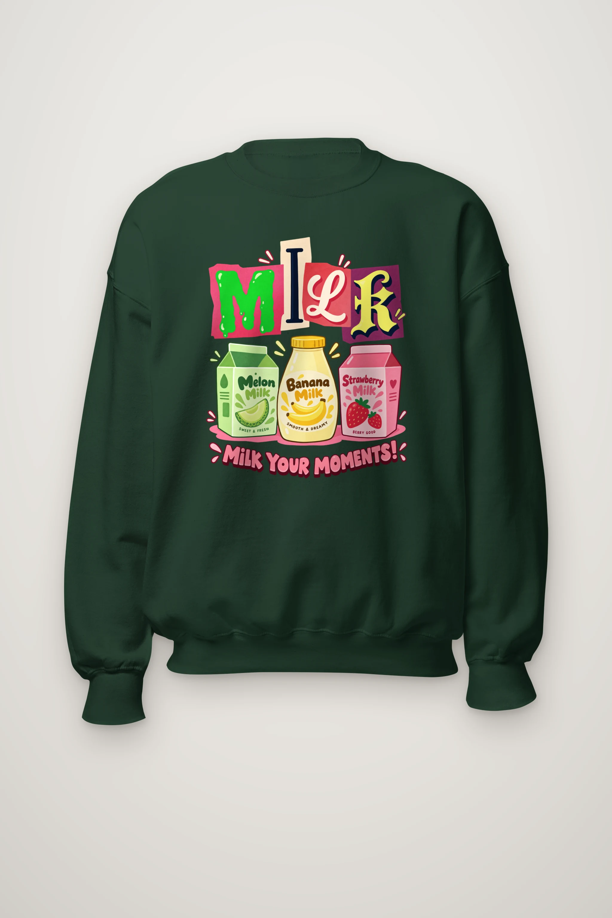 "Milk Your Moments" Heavy Blend Unisex Crewneck Sweatshirt