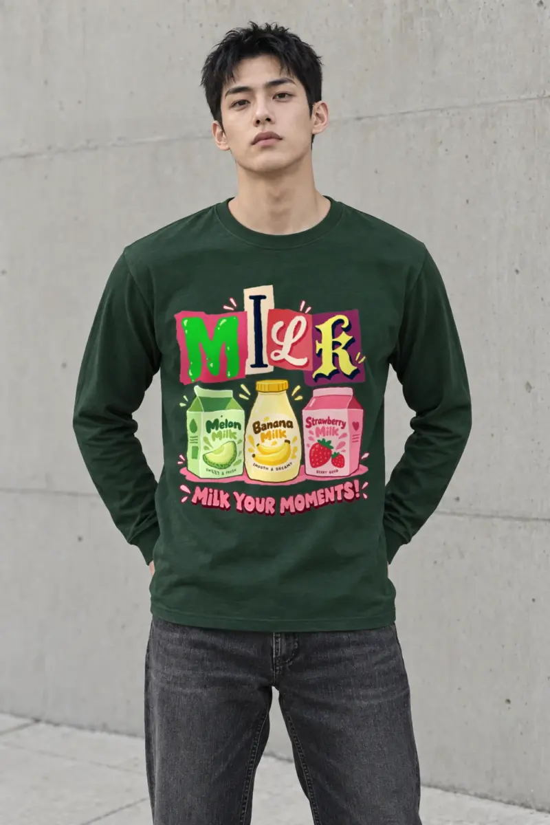 "Milk Your Moments" Unisex Longsleeve T-shirt