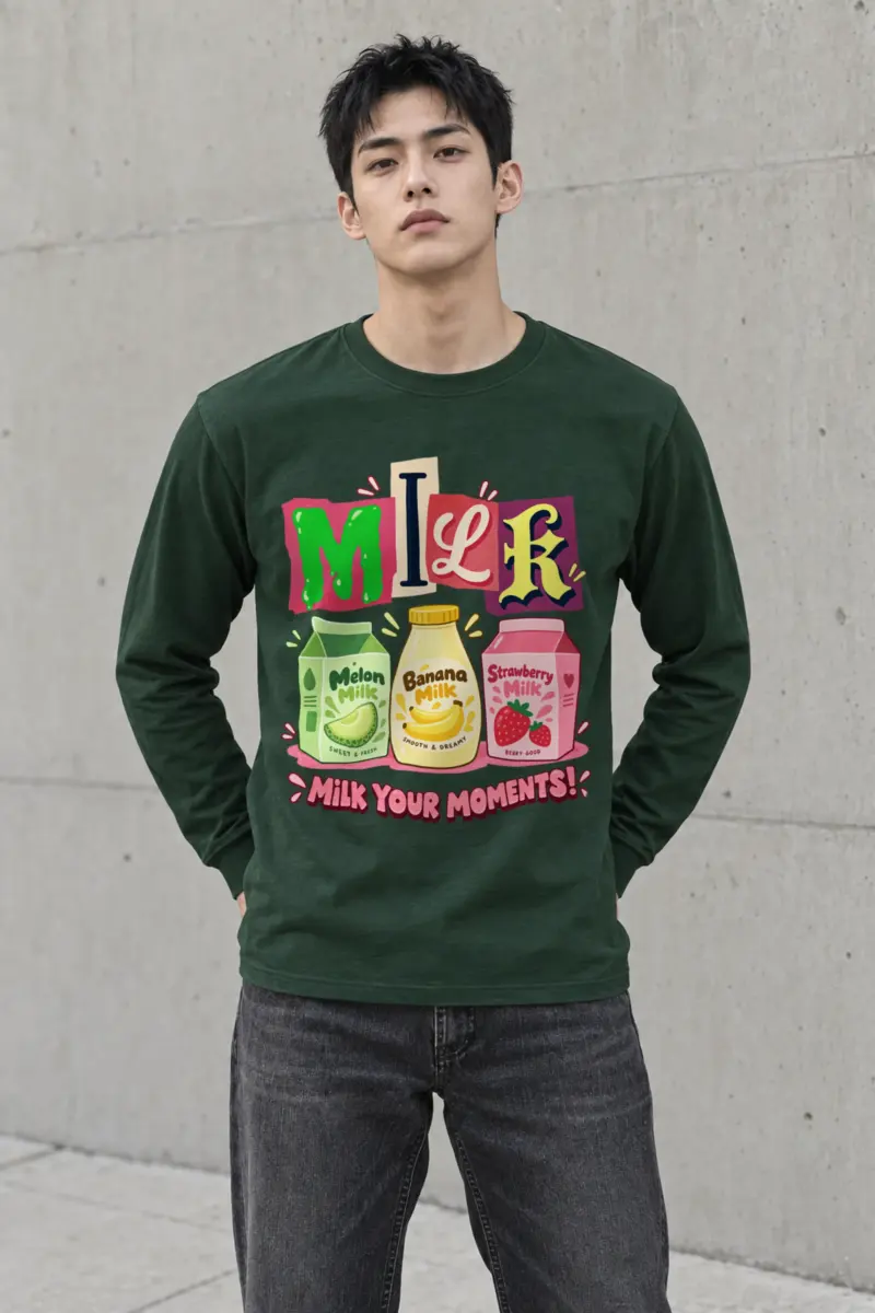 "Milk Your Moments" Unisex Longsleeve T-shirt