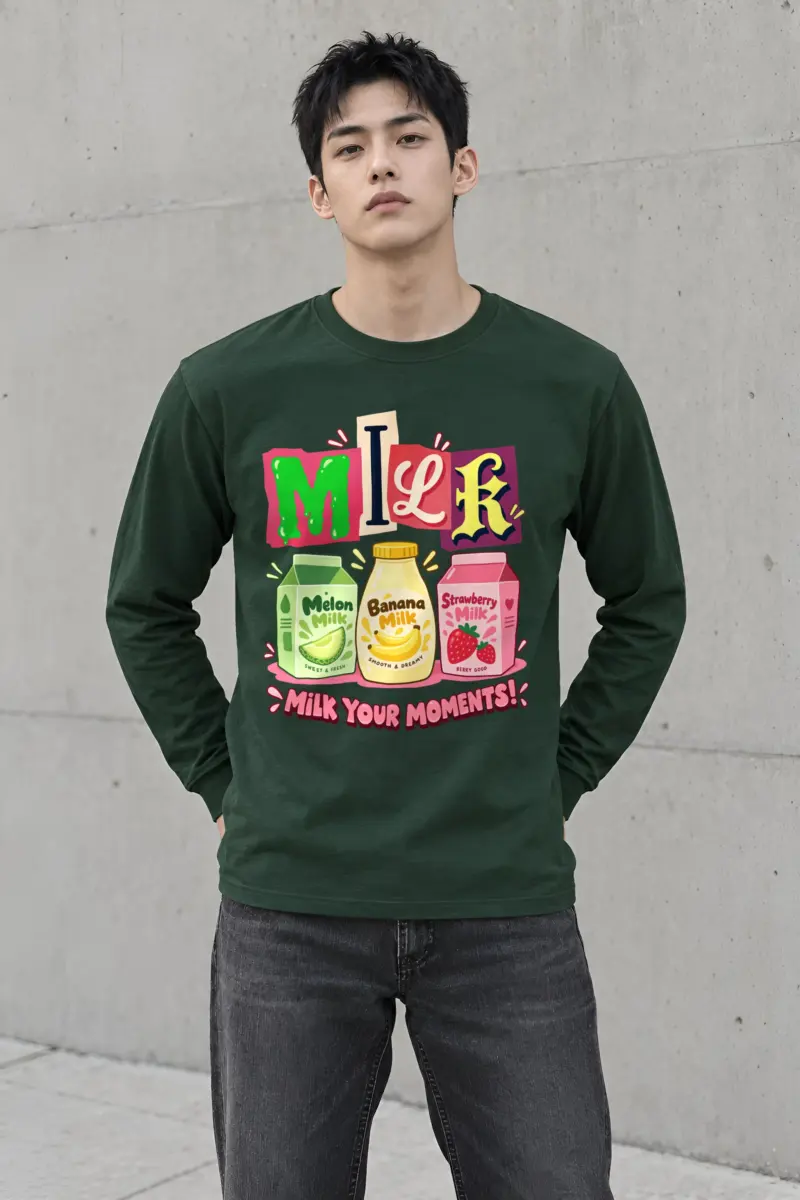 "Milk Your Moments" Unisex Longsleeve T-shirt