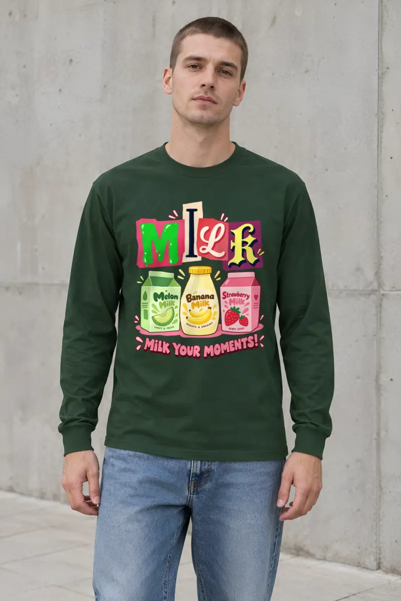 "Milk Your Moments" Unisex Longsleeve T-shirt