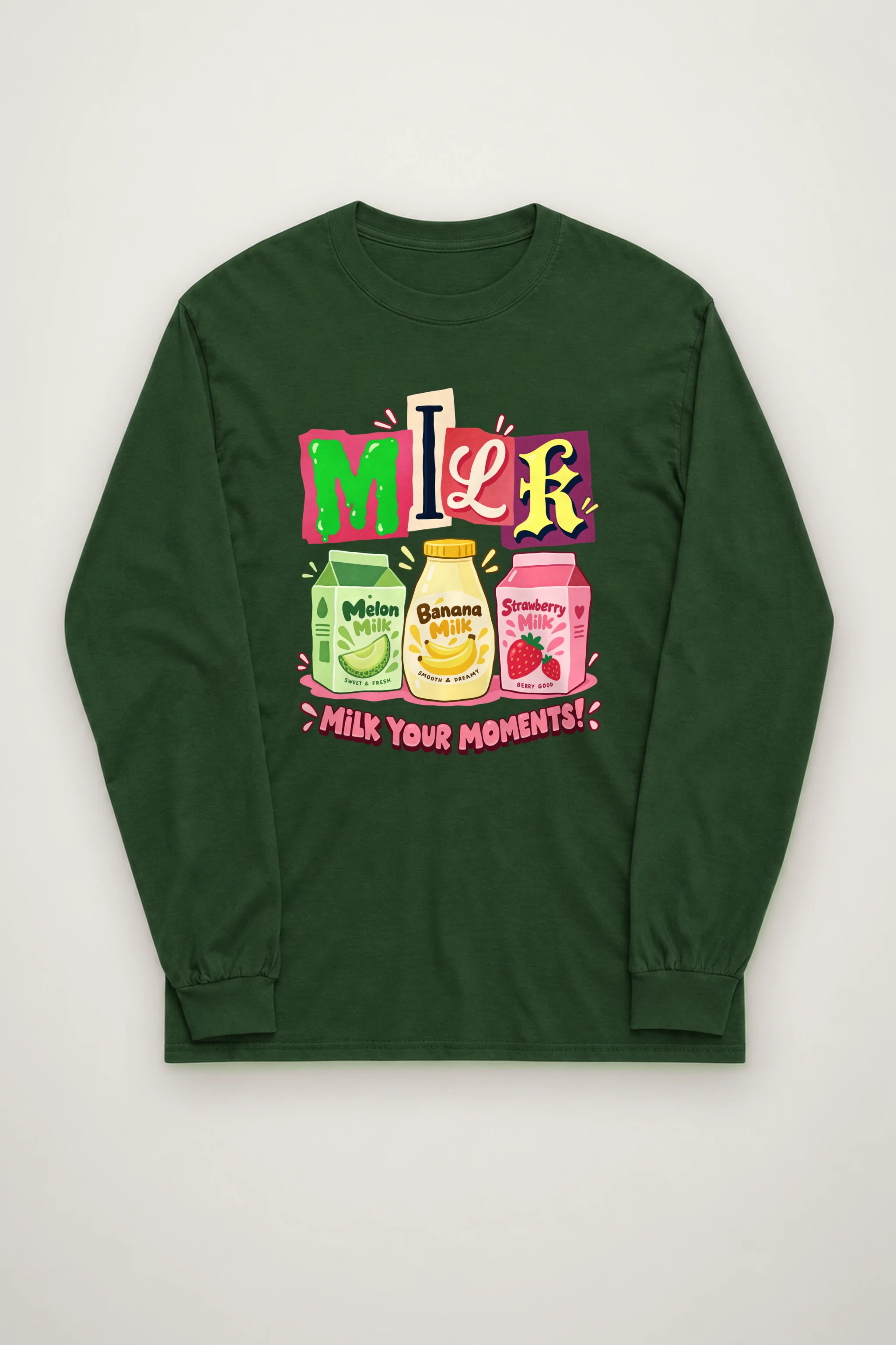 "Milk Your Moments" Unisex Longsleeve T-shirt