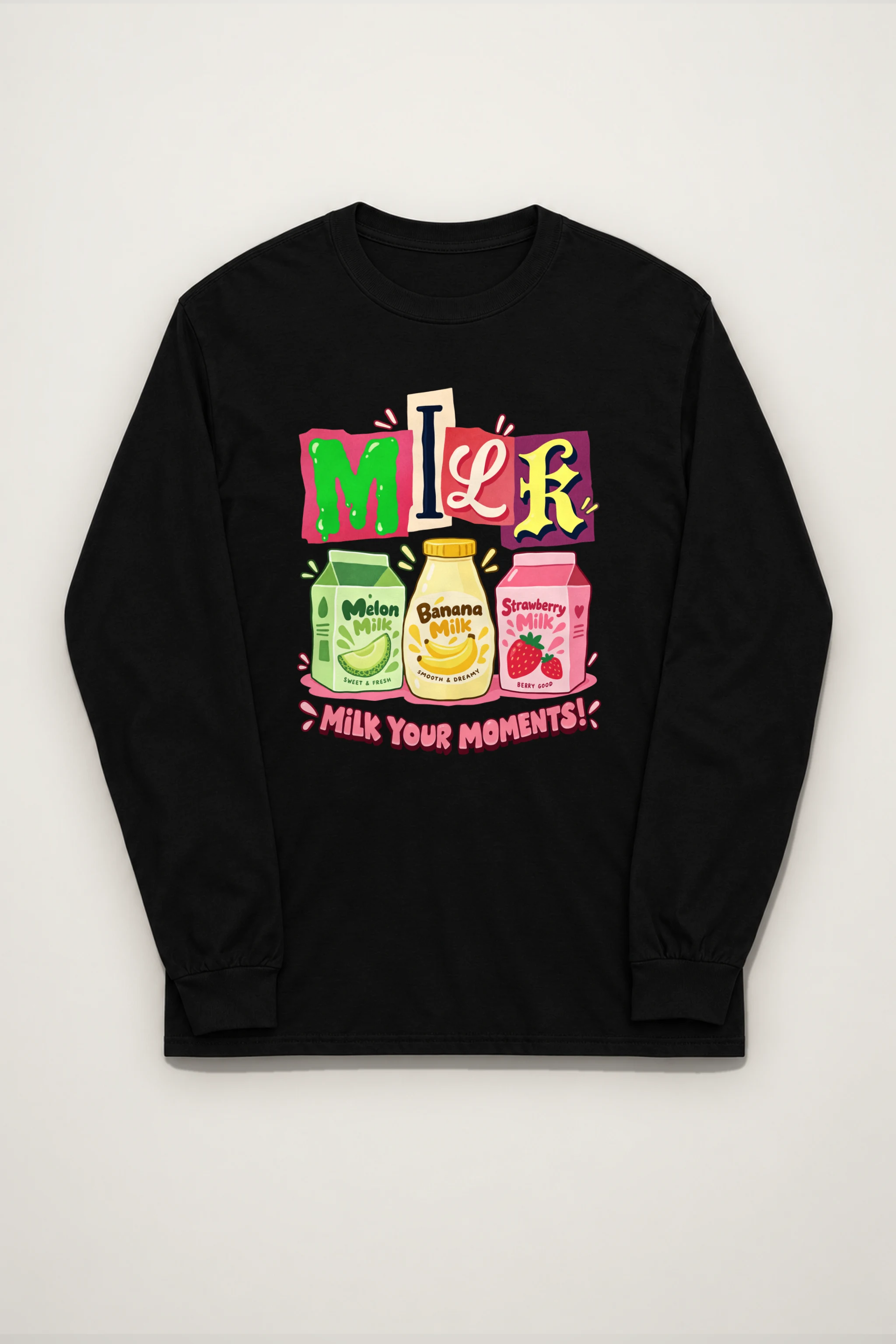 "Milk Your Moments" Unisex Longsleeve T-shirt