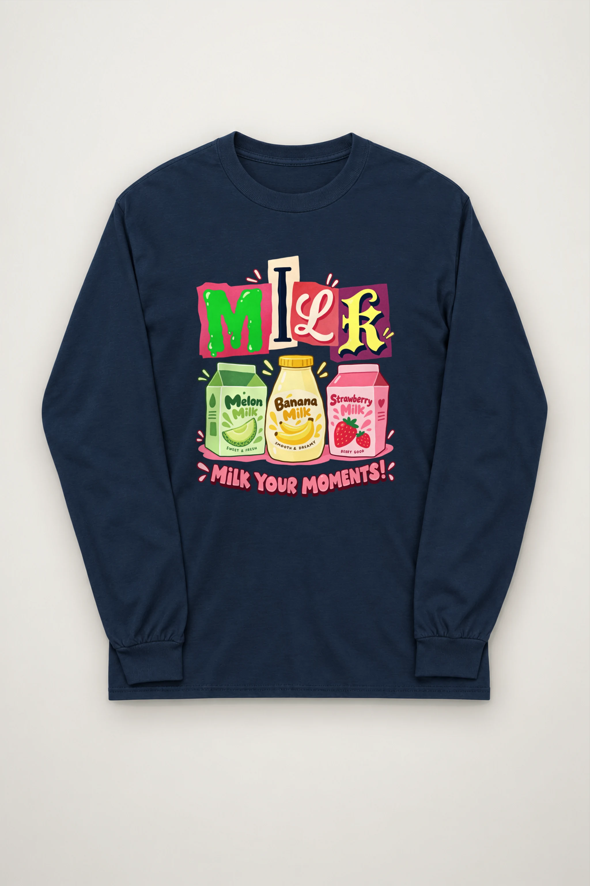 "Milk Your Moments" Unisex Longsleeve T-shirt