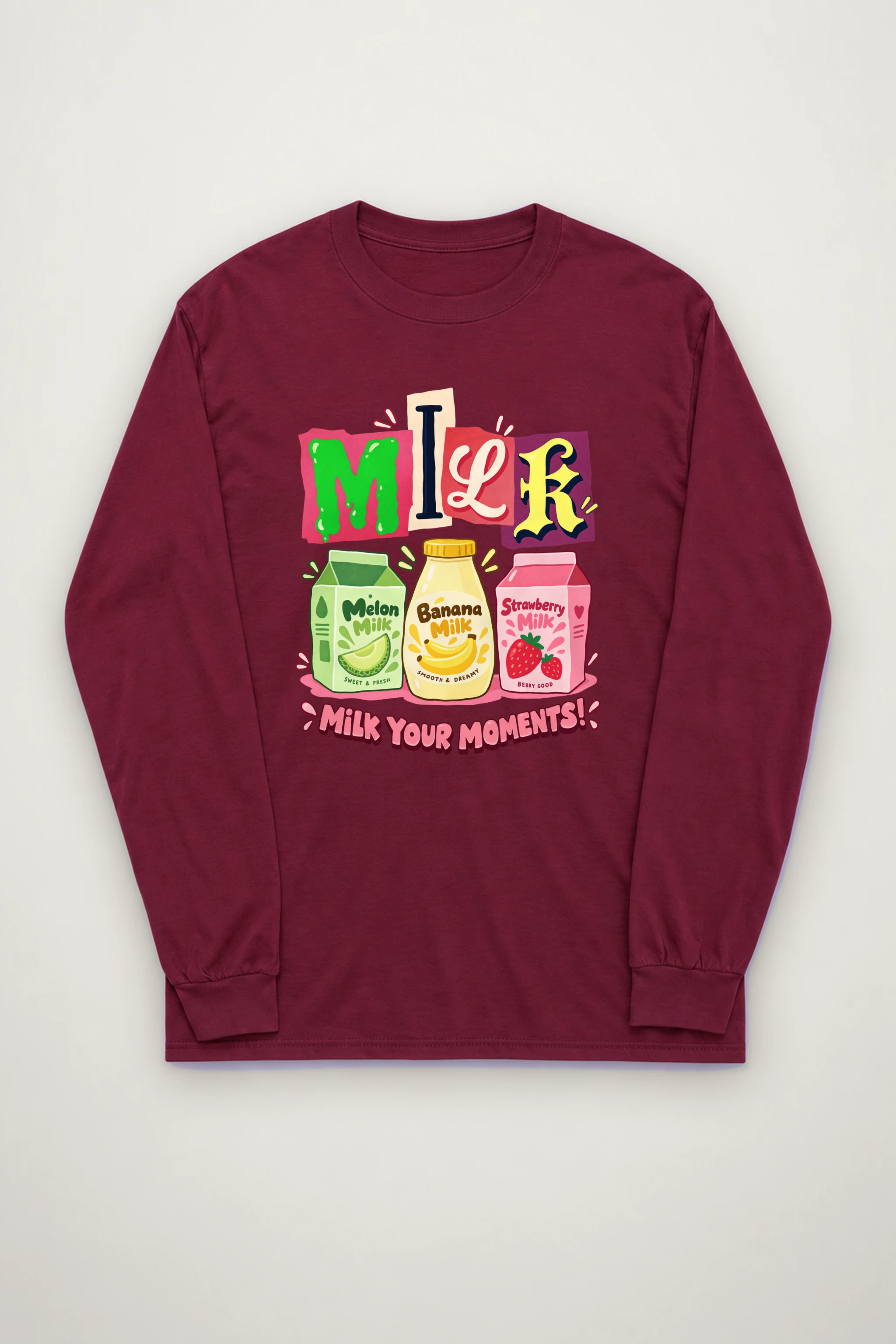 "Milk Your Moments" Unisex Longsleeve T-shirt