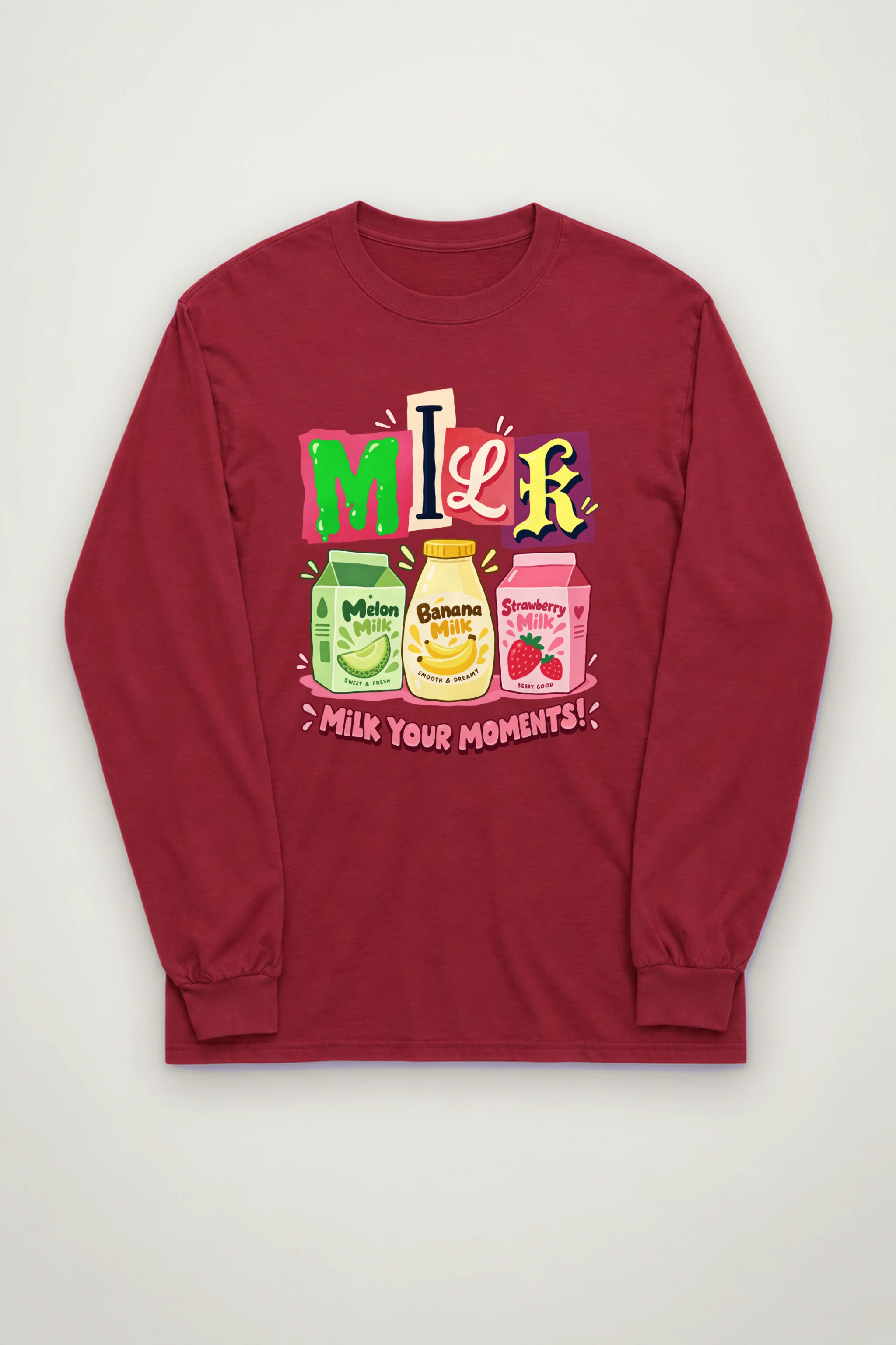 "Milk Your Moments" Unisex Longsleeve T-shirt