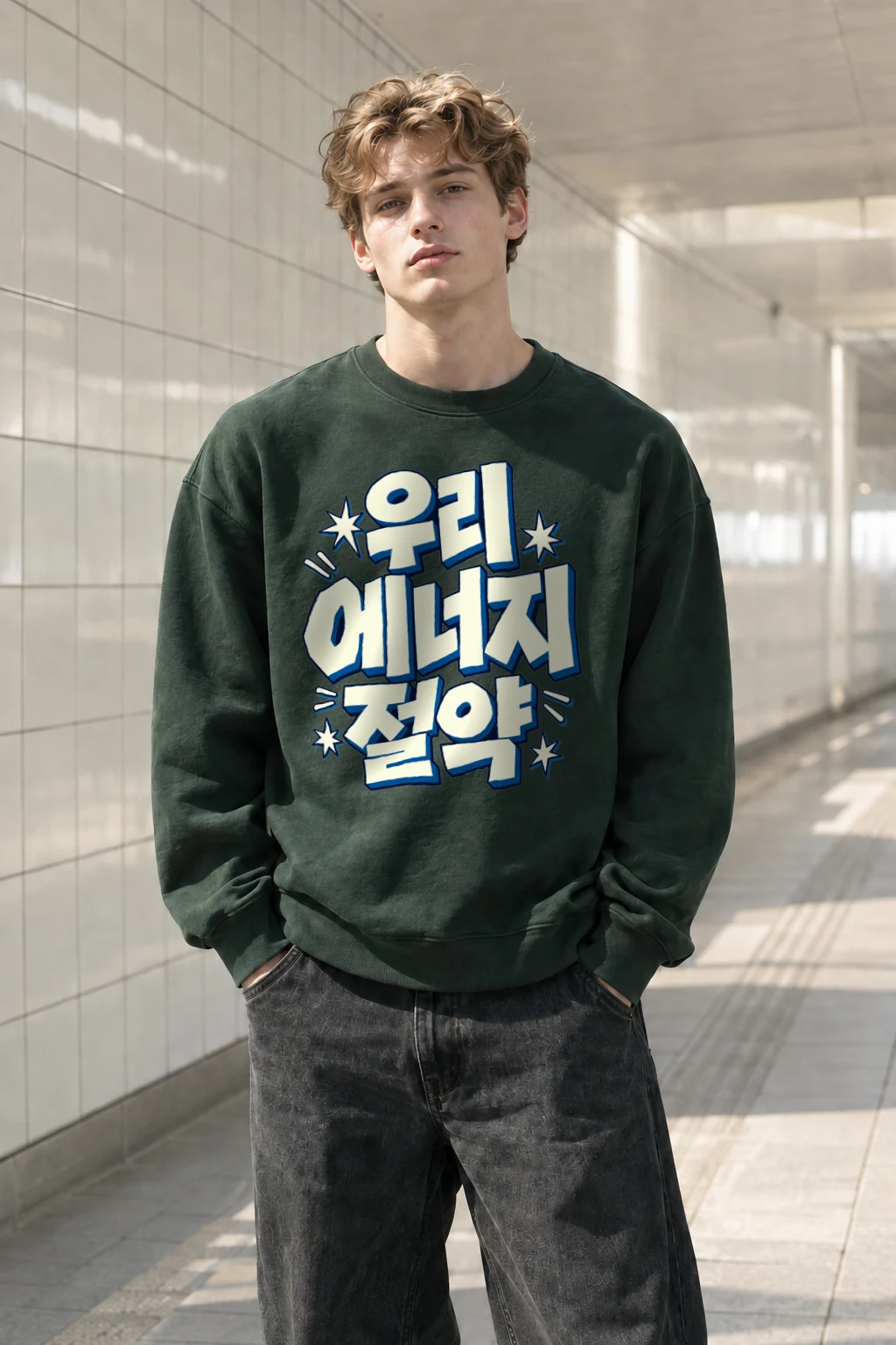 "Milky Choco" Heavy Blend Unisex Crewneck Sweatshirt | Gildan 18000